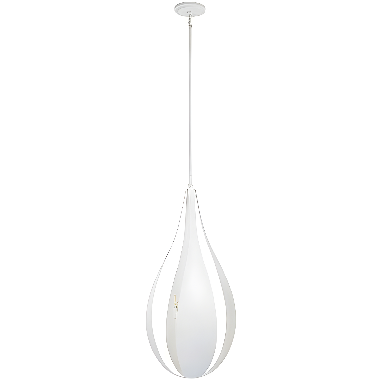 Bali 6-Light White Cashmere Metal Pendant