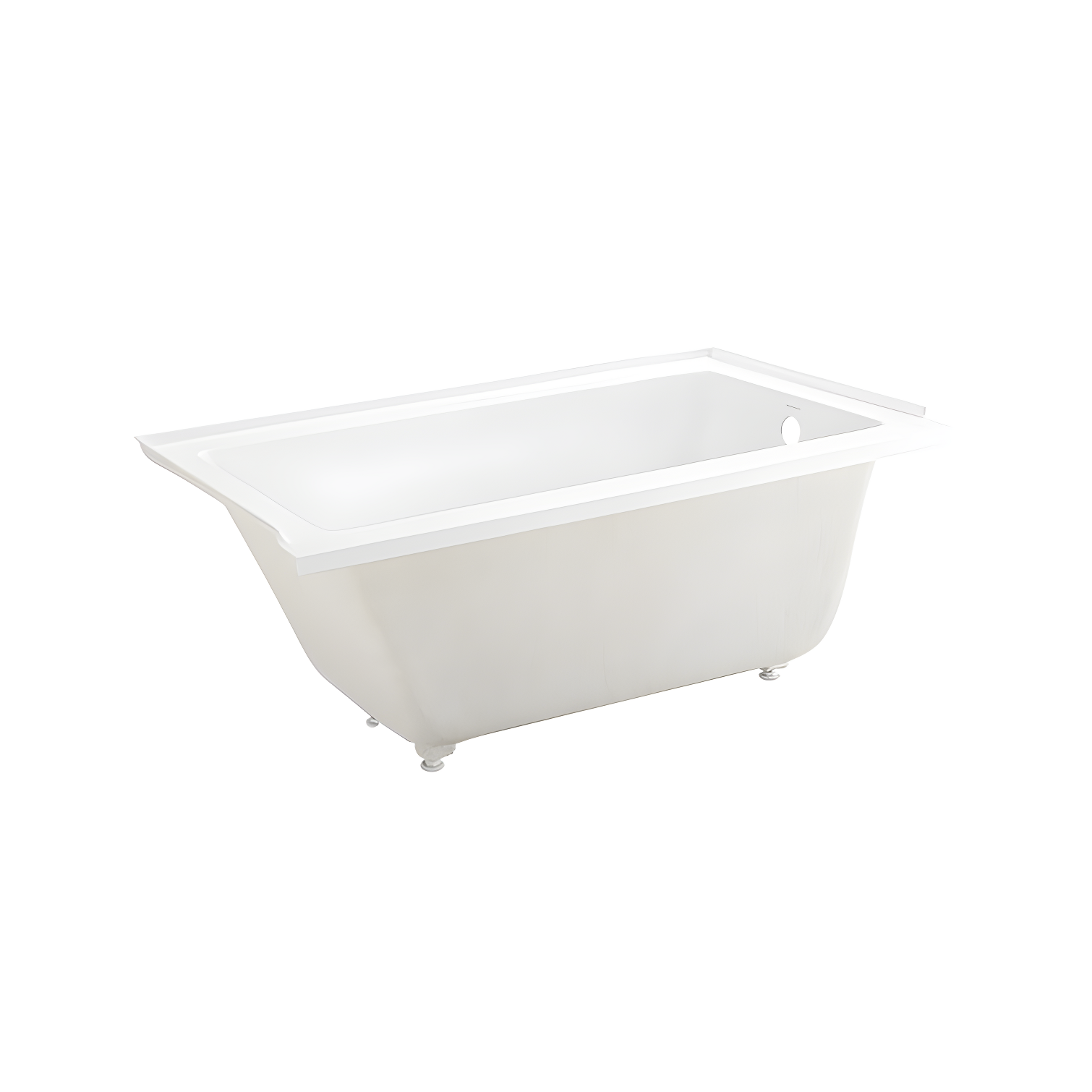 Voltaire 60" Bisque Acrylic Alcove Bathtub