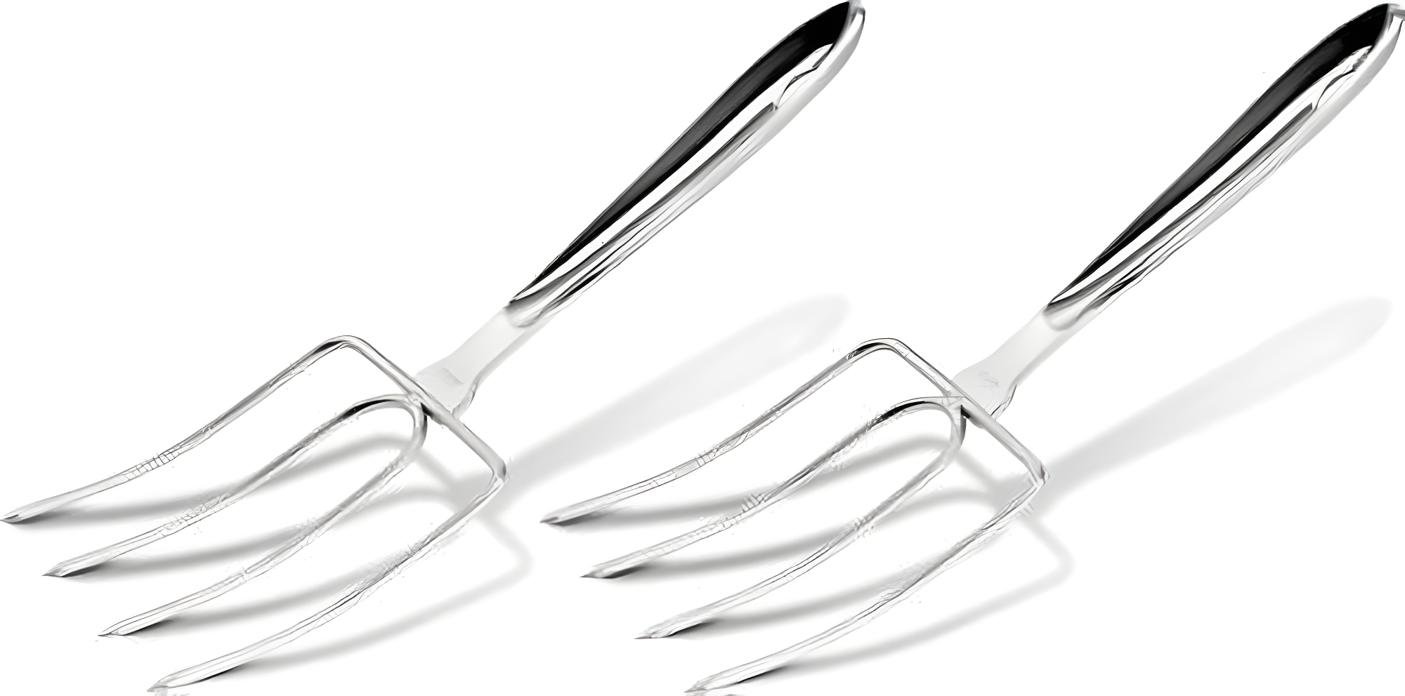 All-Clad Stainless Steel 2-Piece Silver Turkey Fork Set