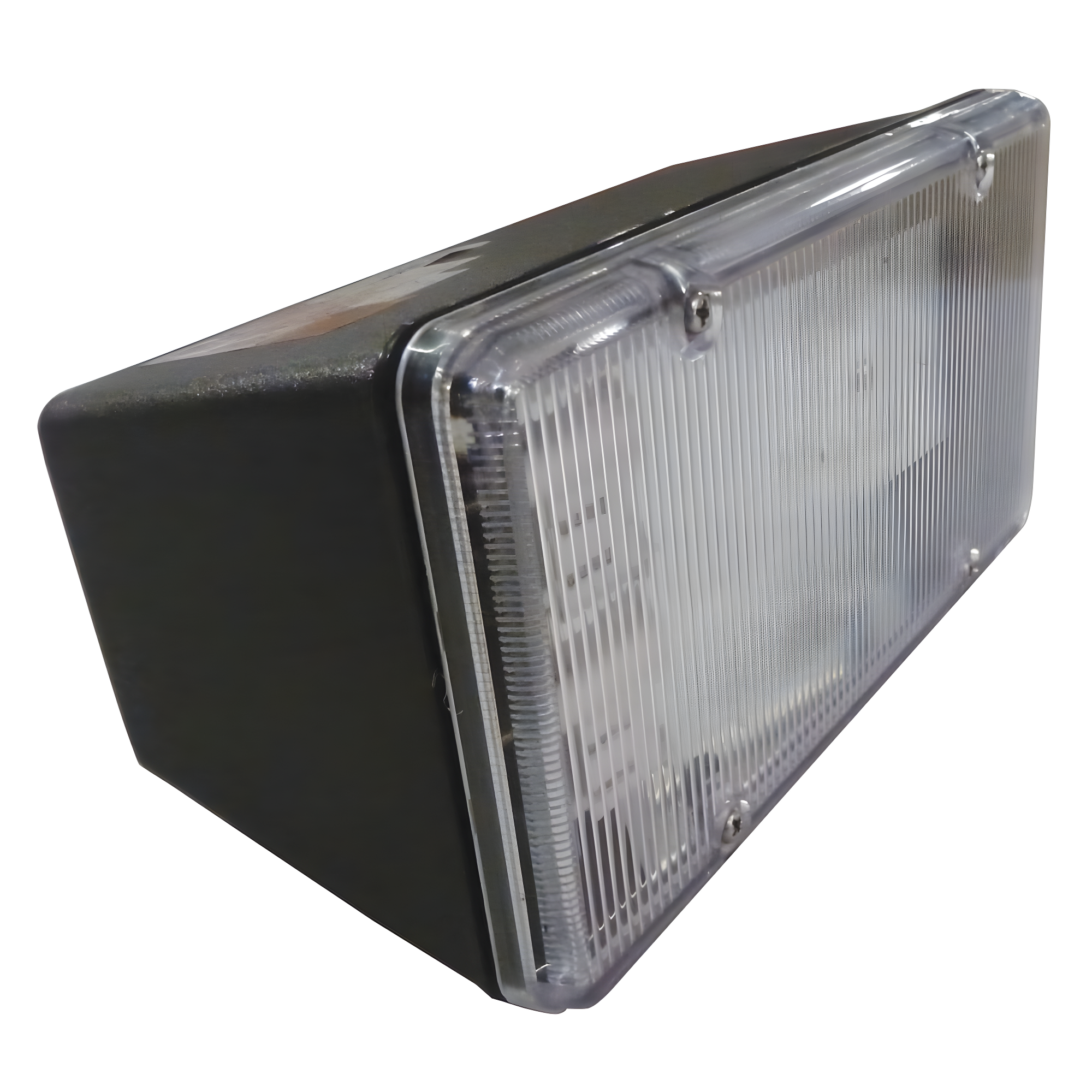 Black Polycarbonate 8" Wide Commercial Flood Light