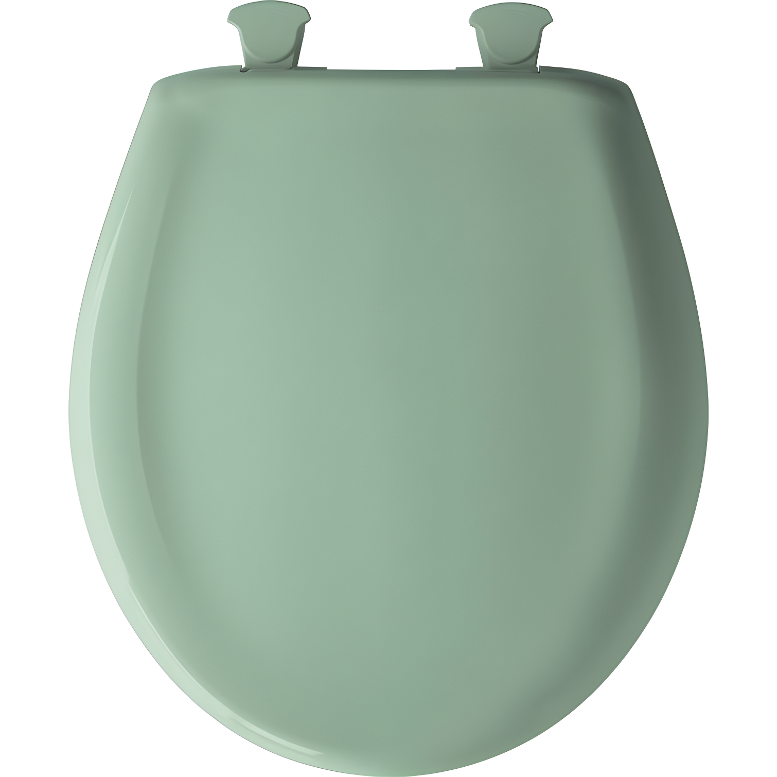 Ming Green Round Slow-Close Plastic Toilet Seat