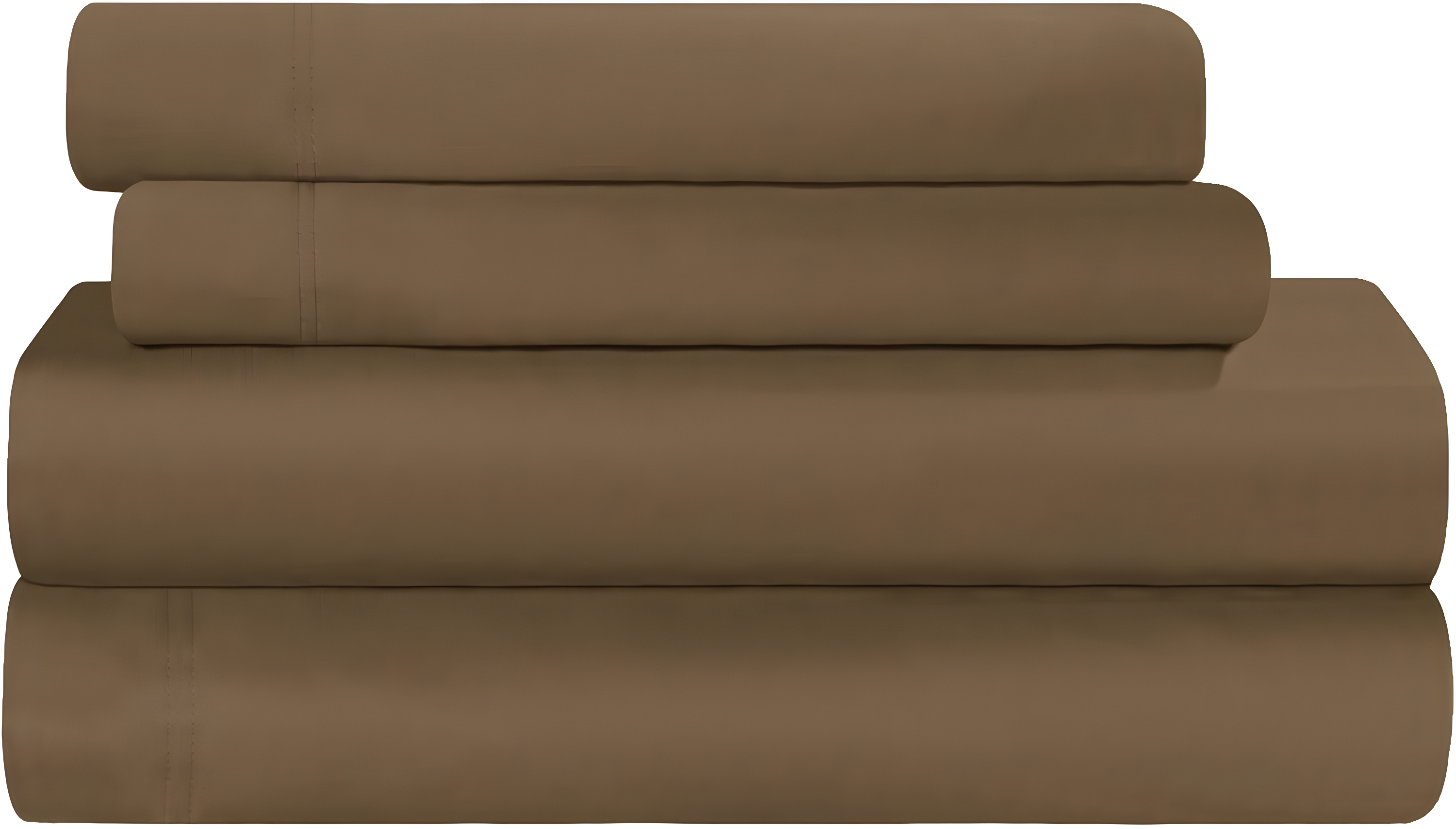 Taupe Twin Organic Bamboo Cotton Deep Pocket Sheet Set