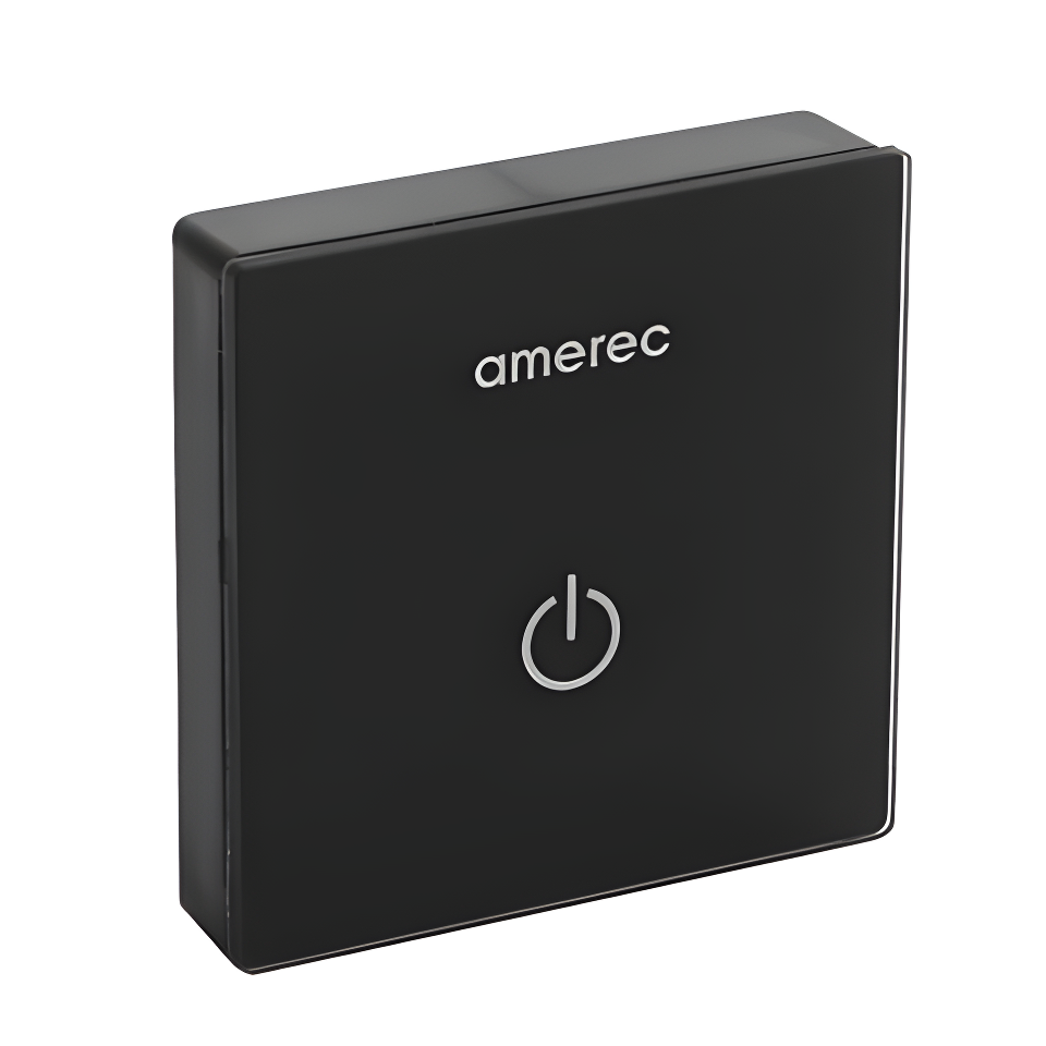 Amerec Black In-Room Refresh Steam Control Switch