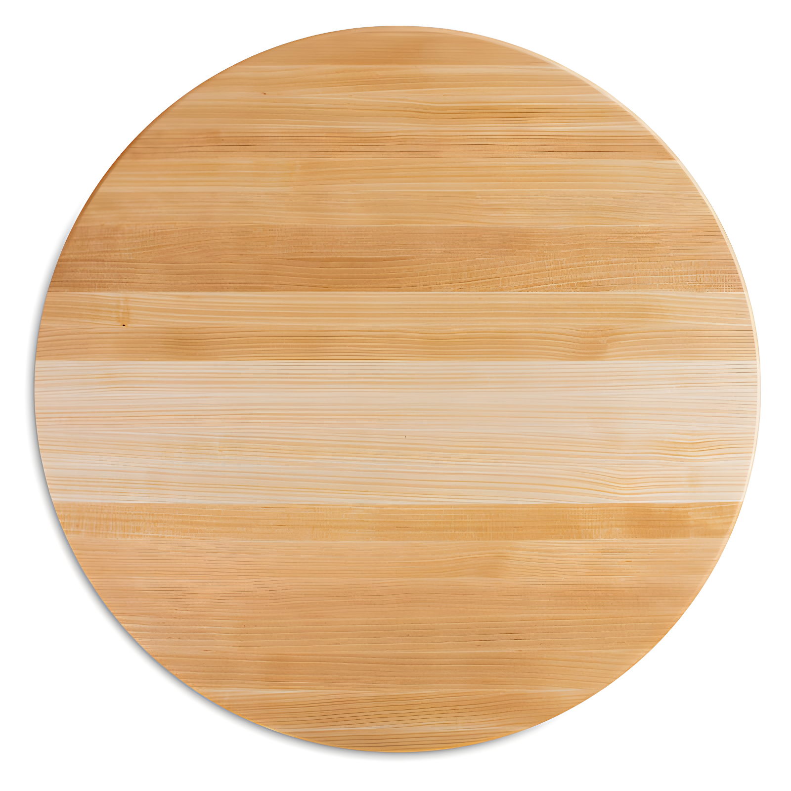 18-Inch Round Maple Wood Reversible Cutting Board