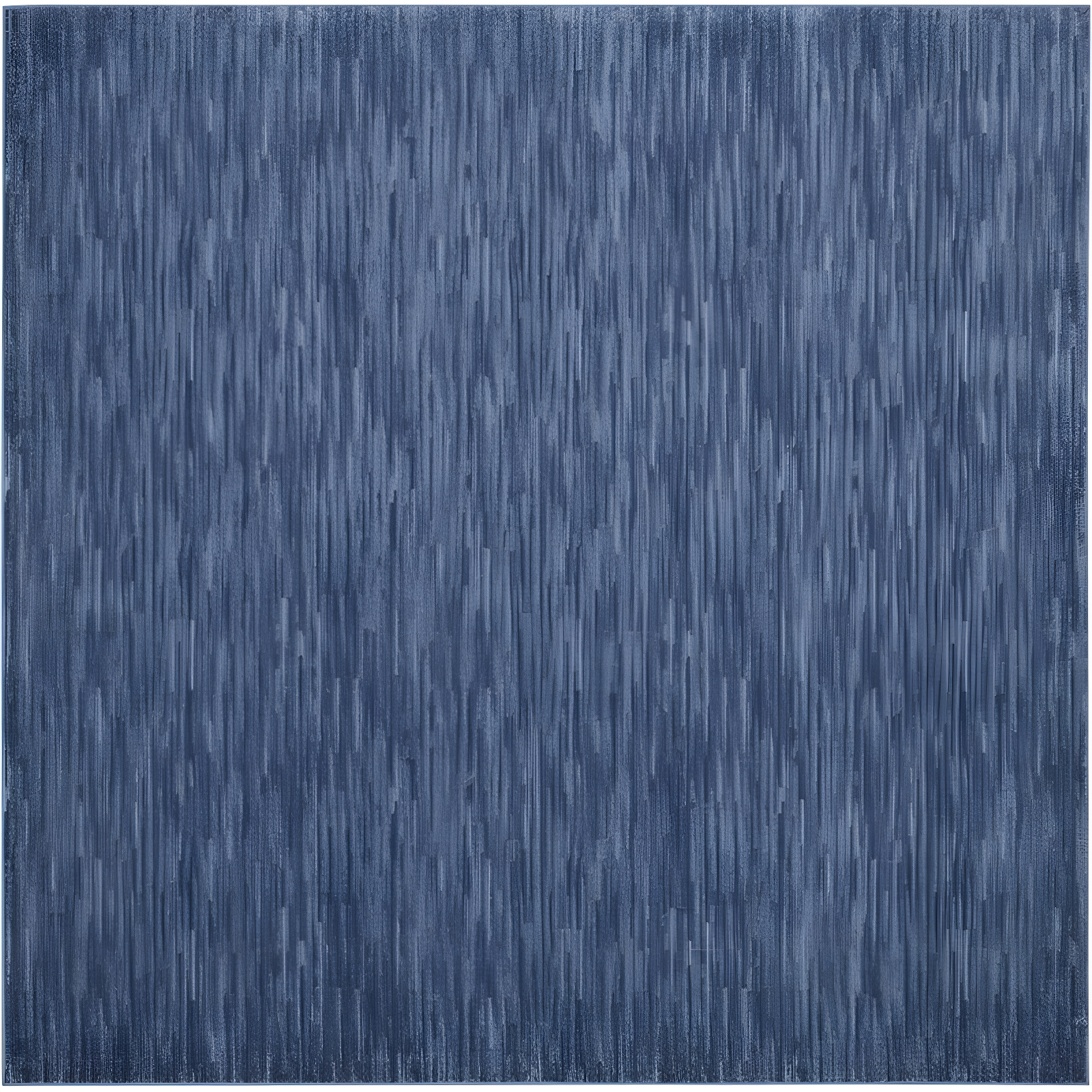 Navy Blue 9' Square Durable Synthetic Outdoor Rug