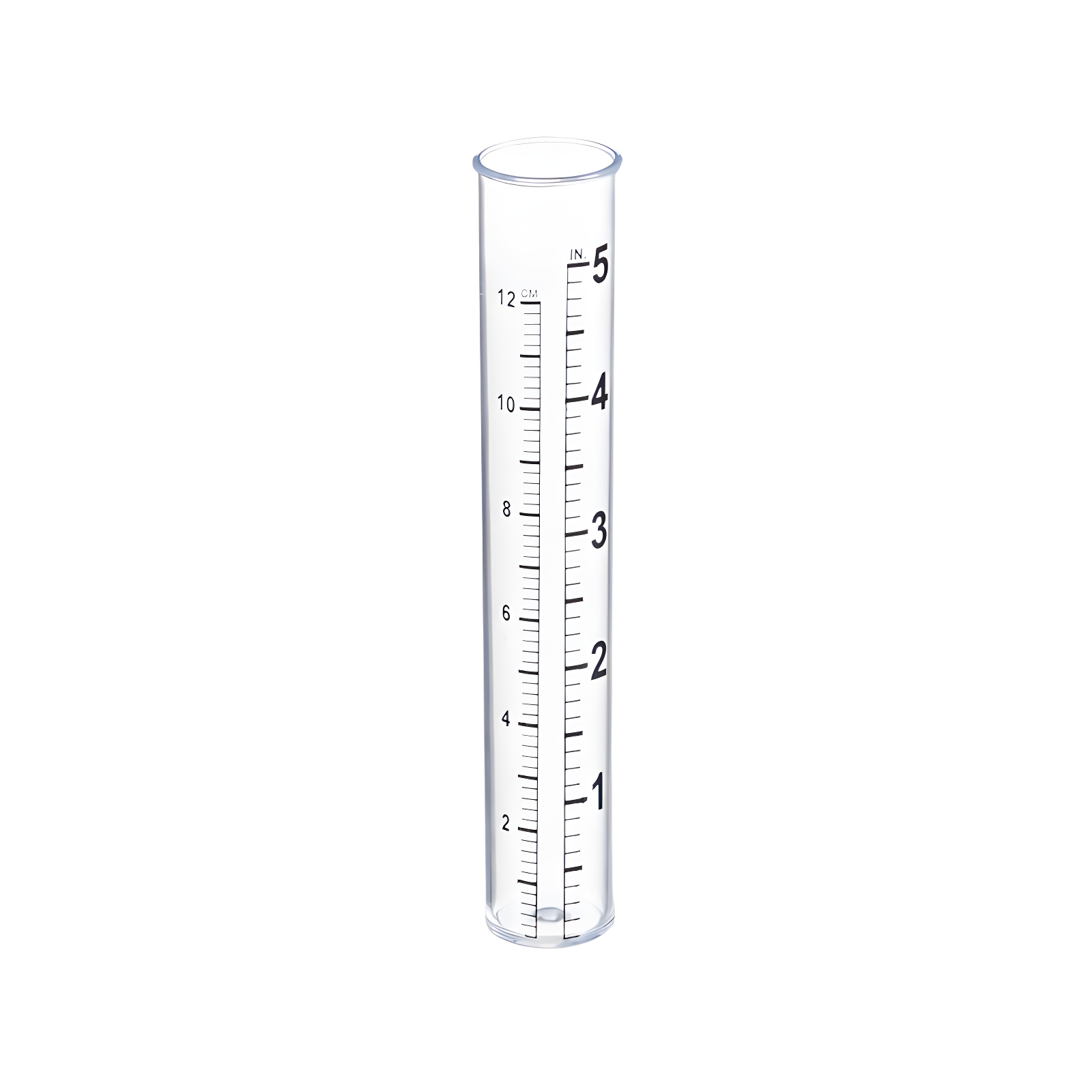 Clear Plastic 5.5" Replacement Rain Gauge Tube