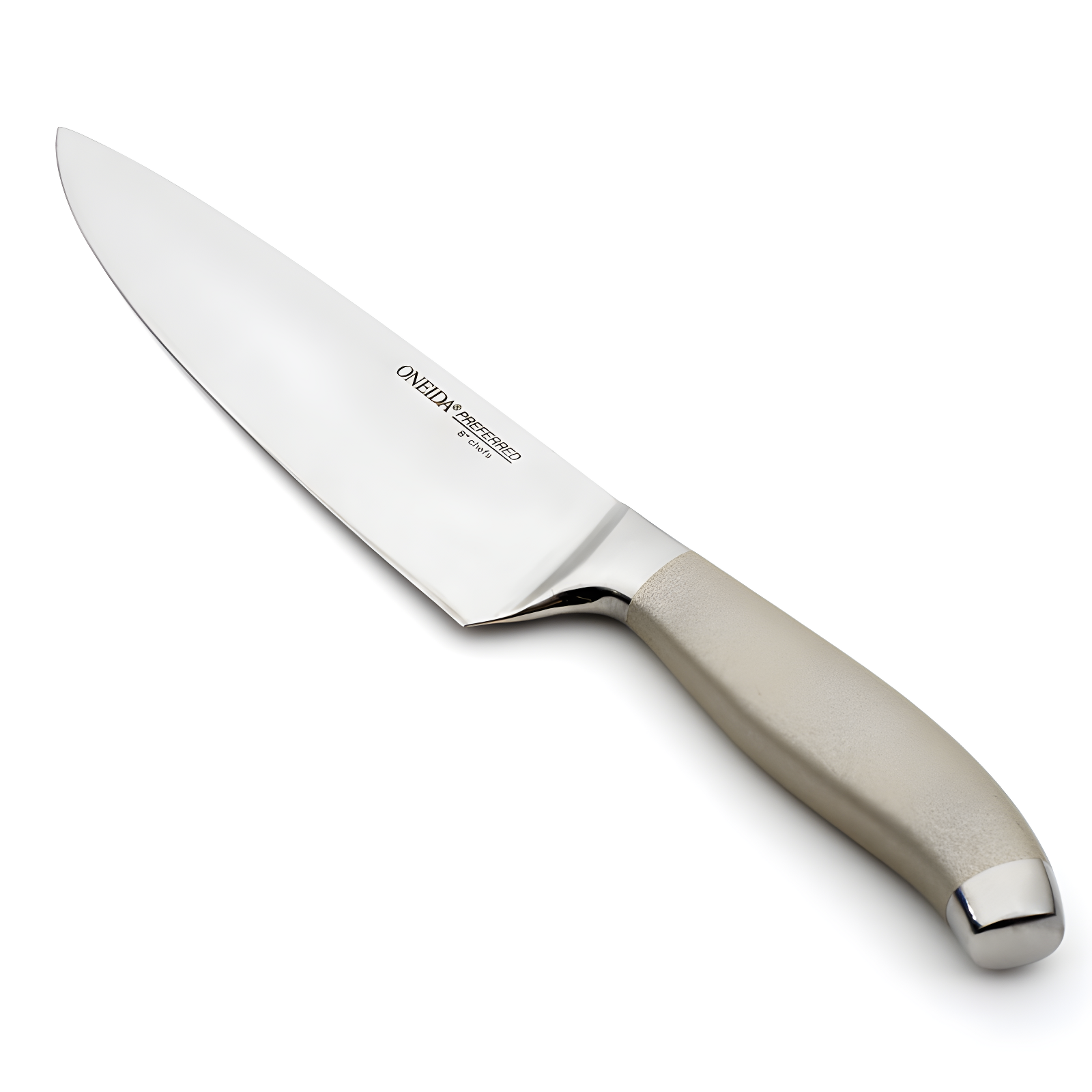 Oneida 8-Inch Stainless Steel Chef Knife with Ergonomic Handle