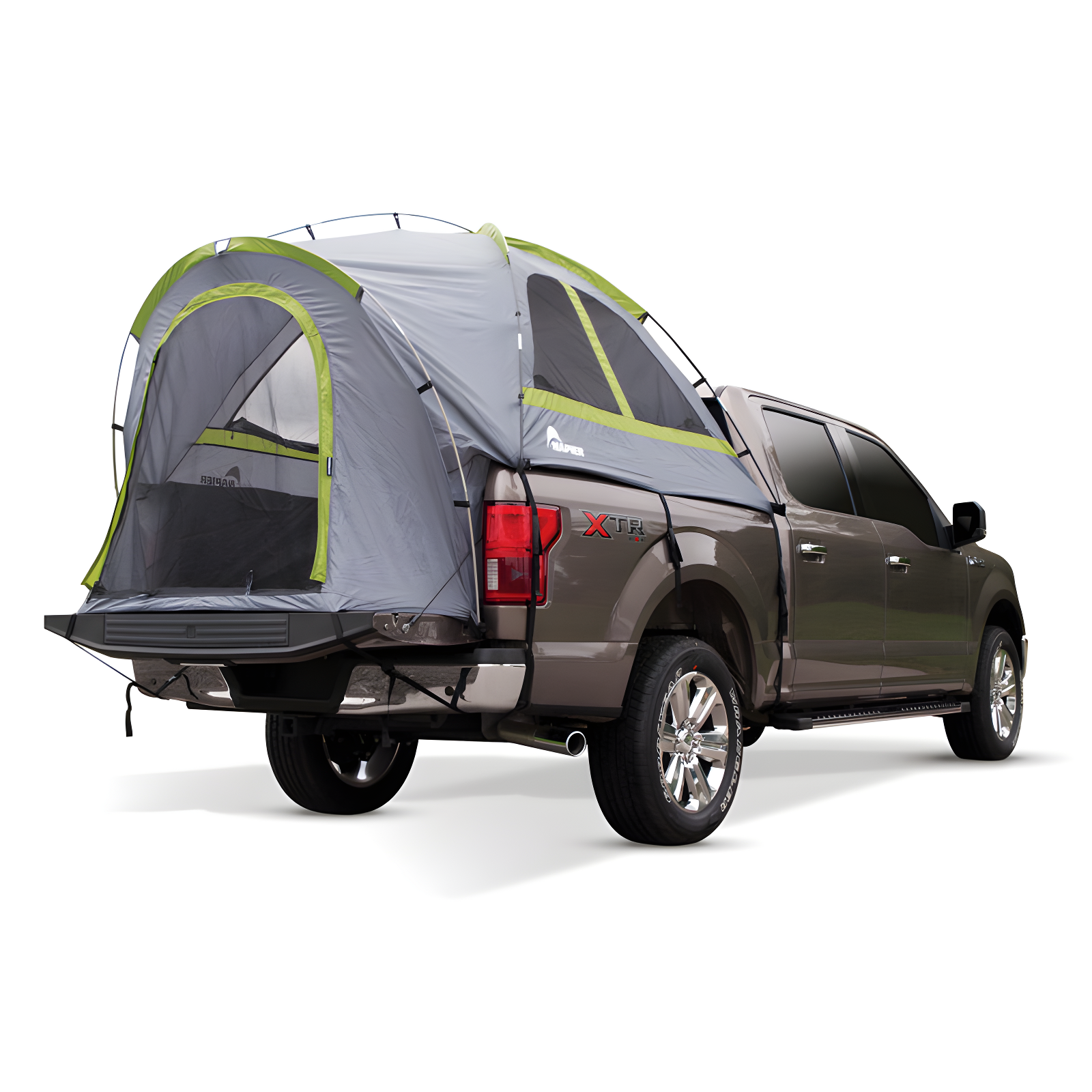 Gray Pop-Up 2 Person Truck Bed Camping Tent with Vestibule