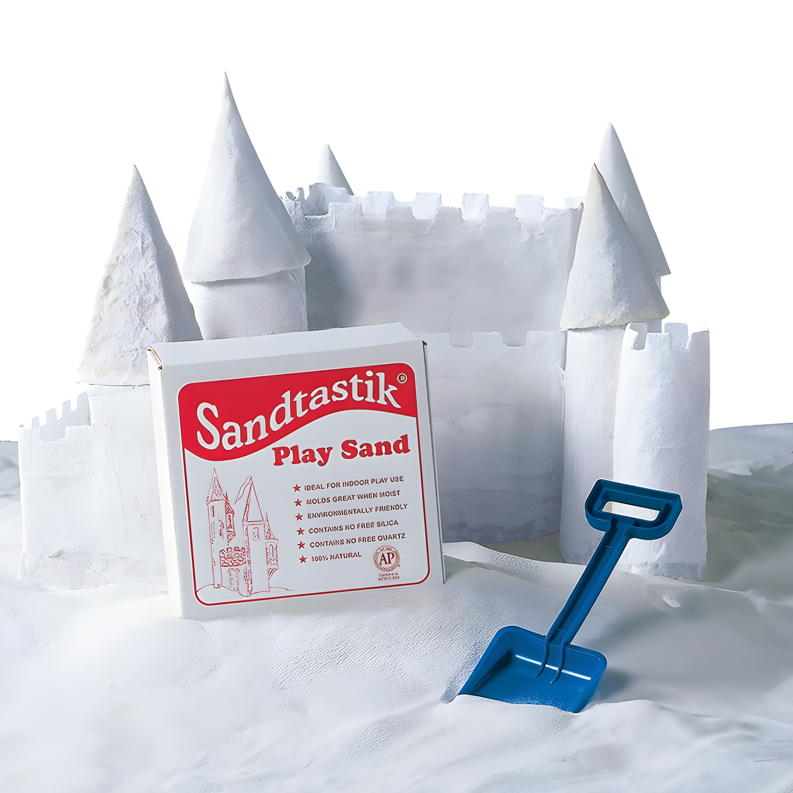 Sandtastik 25 lb Sparkling White Non-Toxic Play Sand