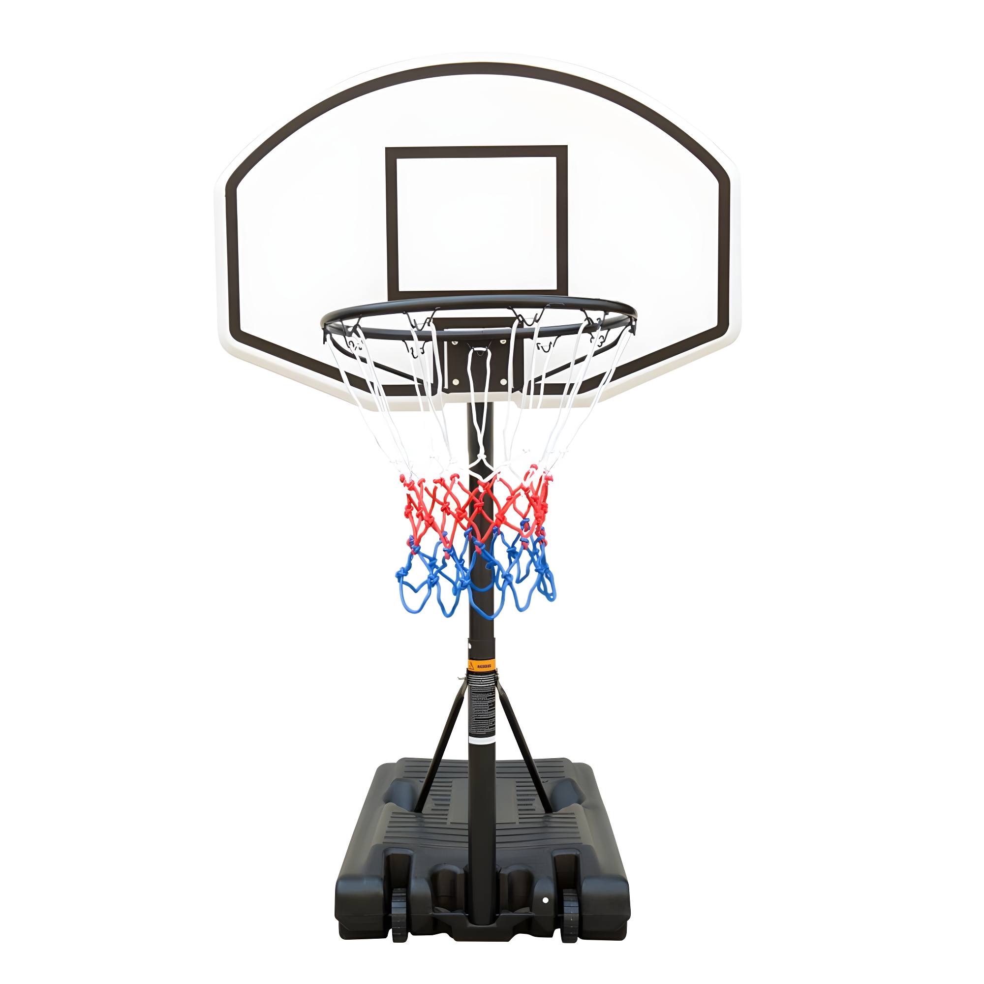 Adjustable Height Polycarbonate Poolside Basketball Hoop System