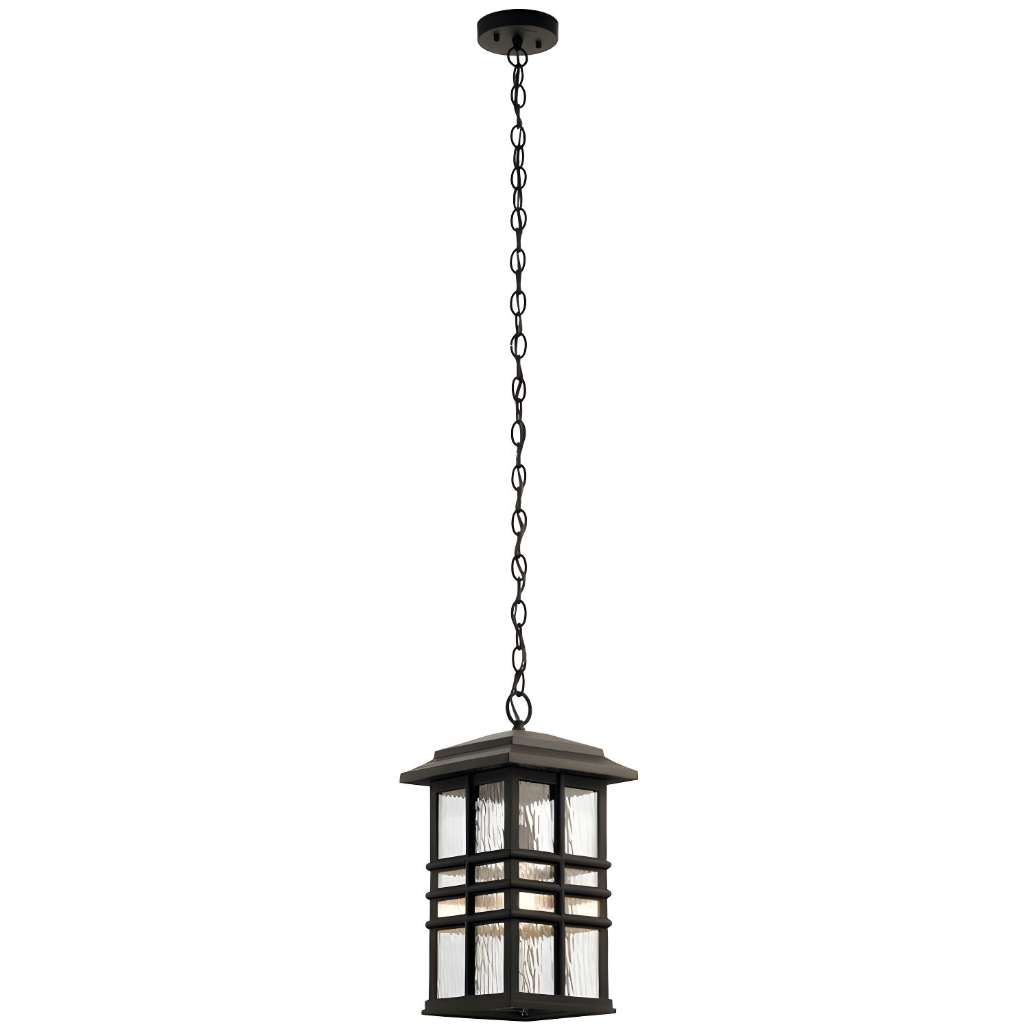 Beacon Square Olde Bronze Outdoor Pendant with Clear Glass