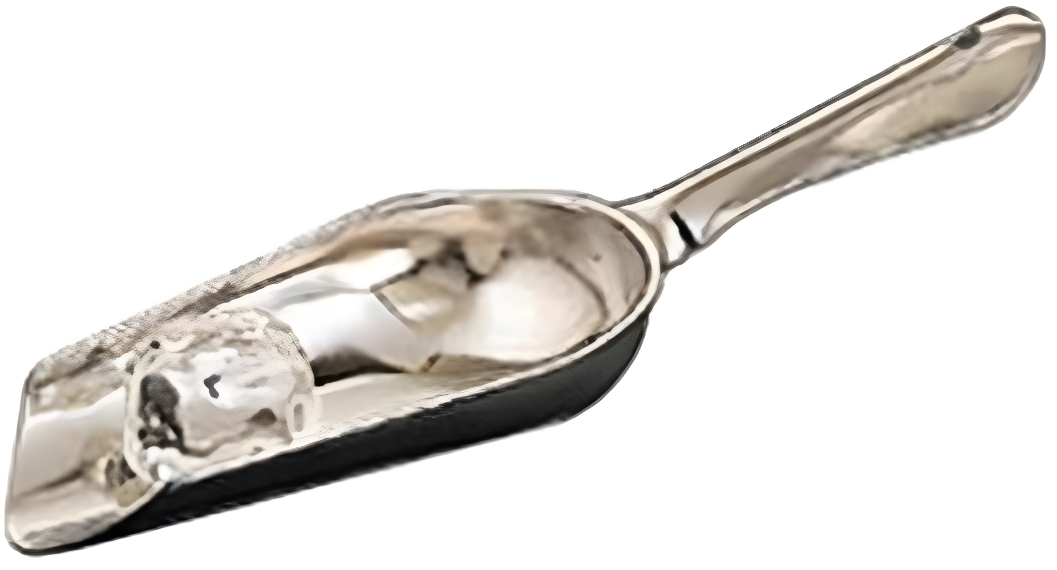 Silver Stainless Steel 4-Ounce Ice Scoop