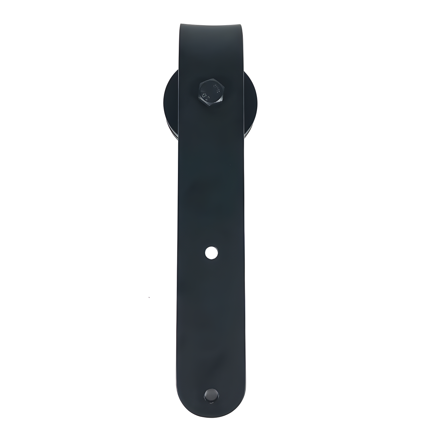 Black Steel 60'' Single Track Barn Door Hardware Kit