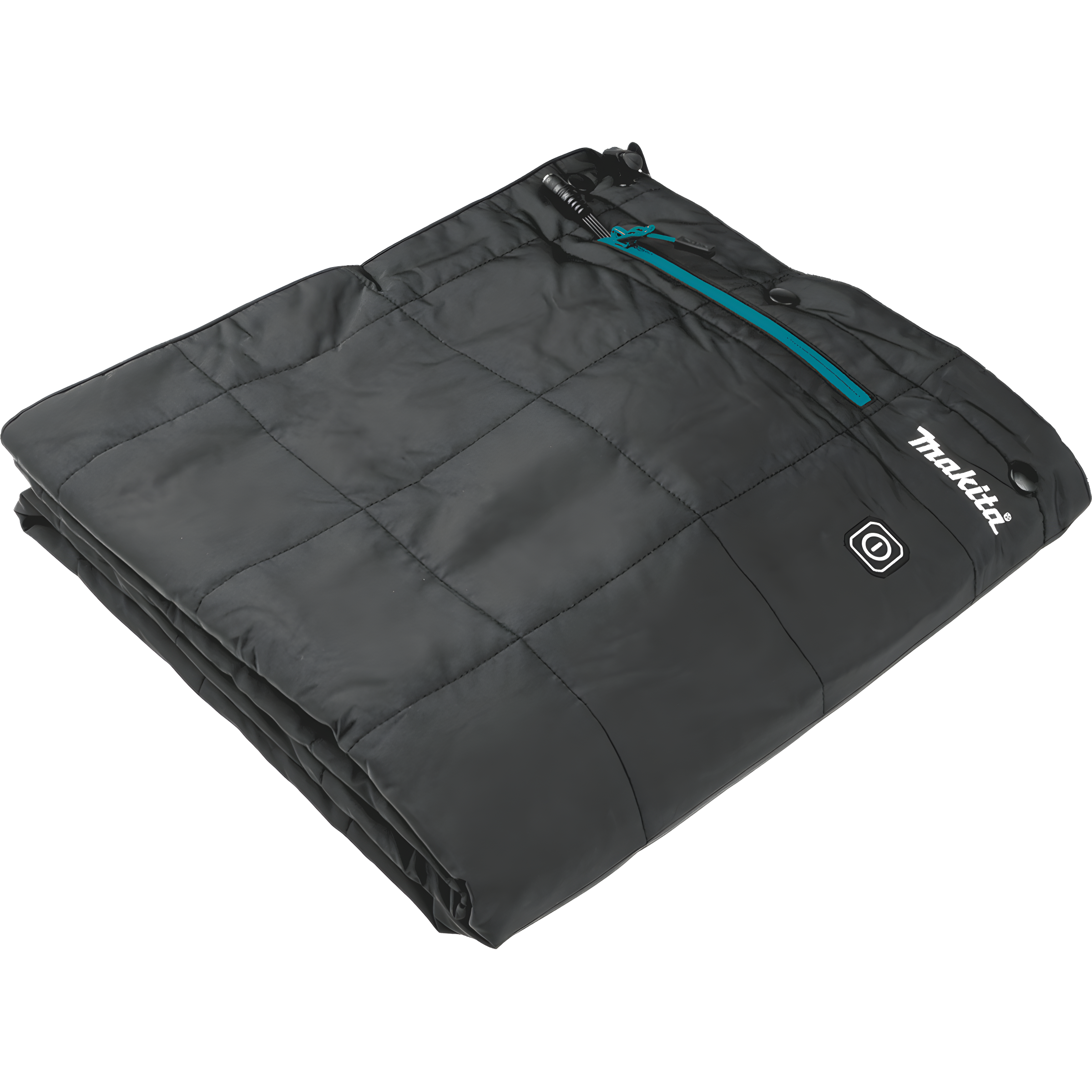 Black Polyester Hooded Heated Blanket with 3 Heat Settings