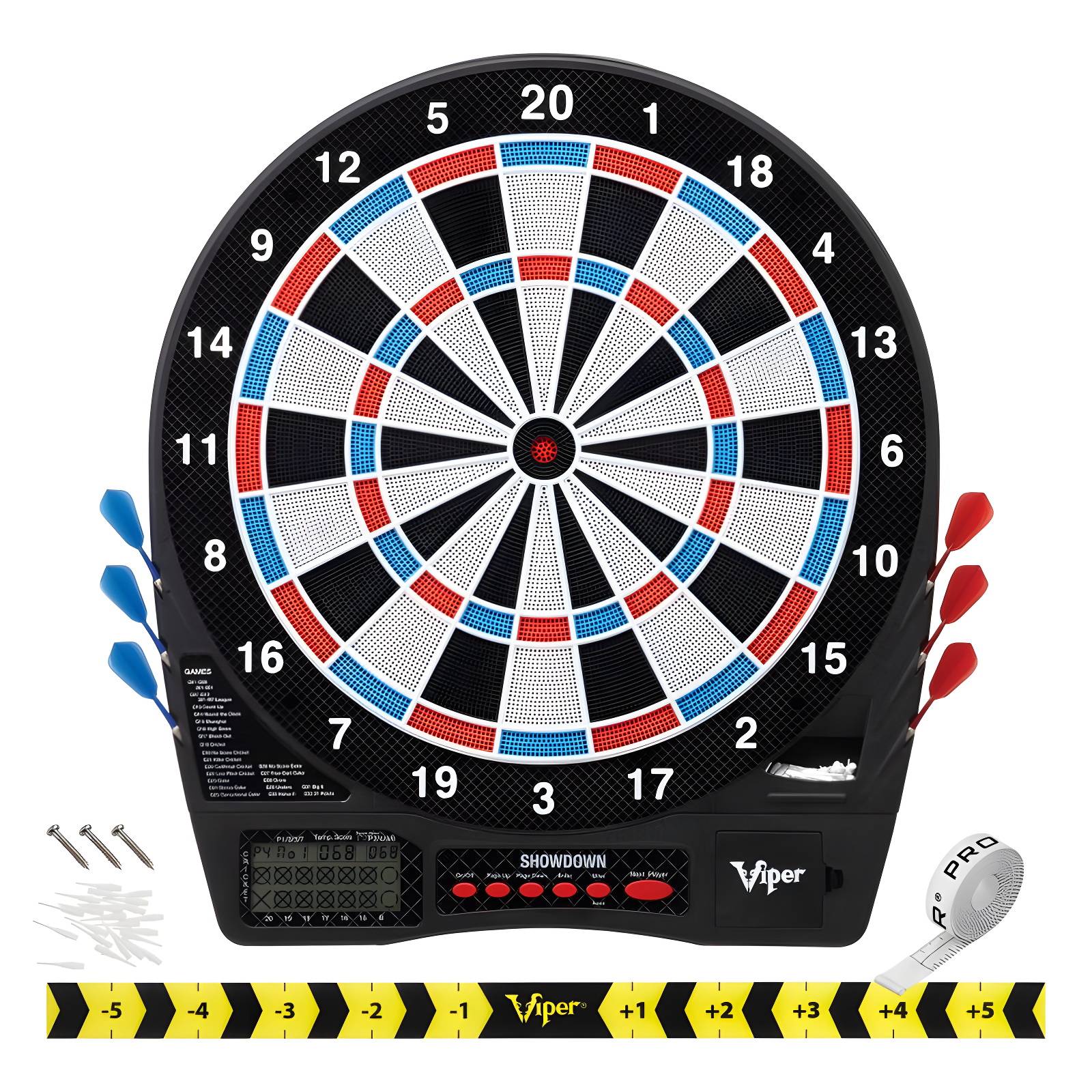 Viper Showdown 15.5" Electronic Soft Tip Dartboard with LCD Display