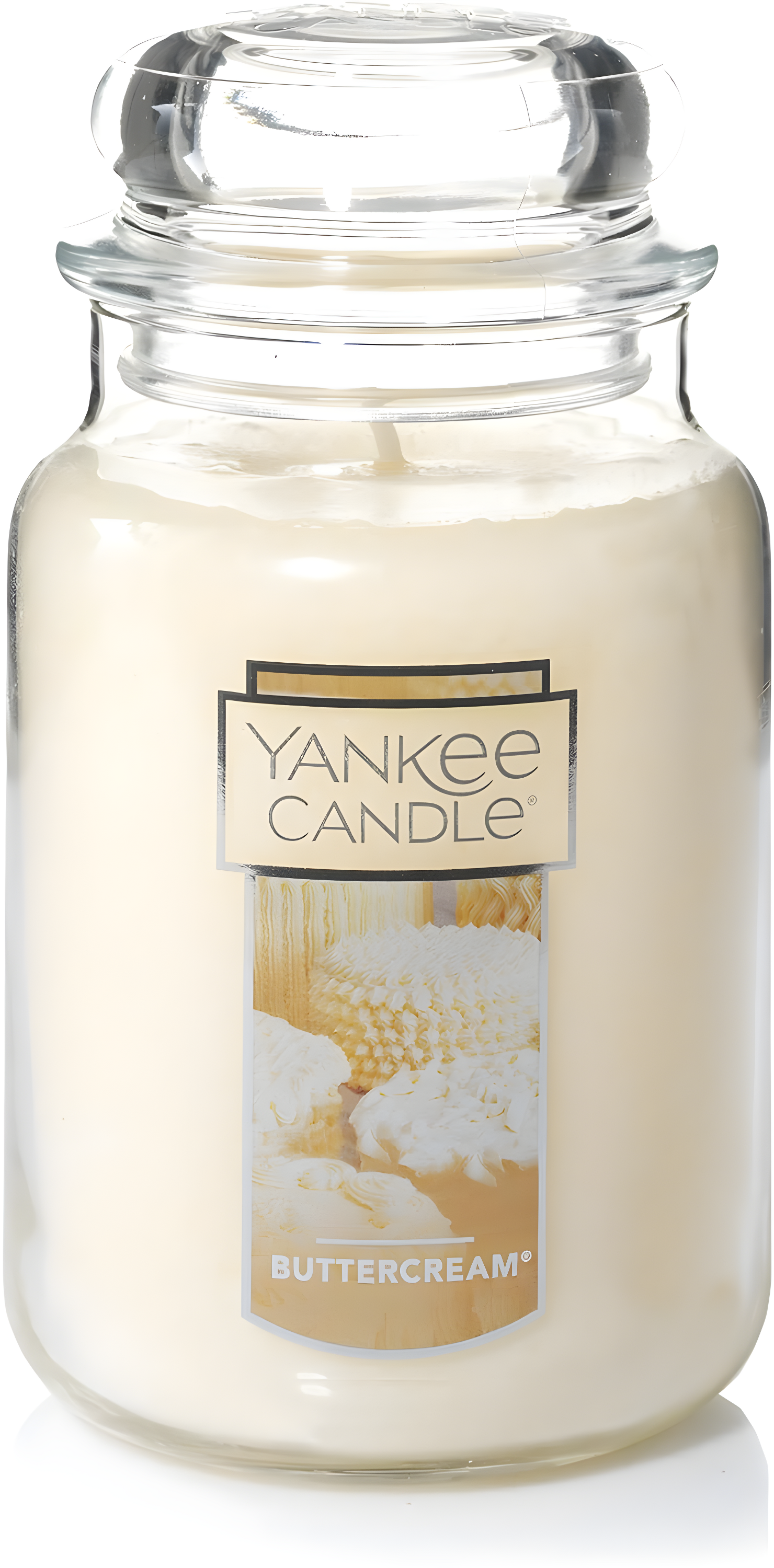 Ivory Buttercream Scented 22oz Large Jar Candle