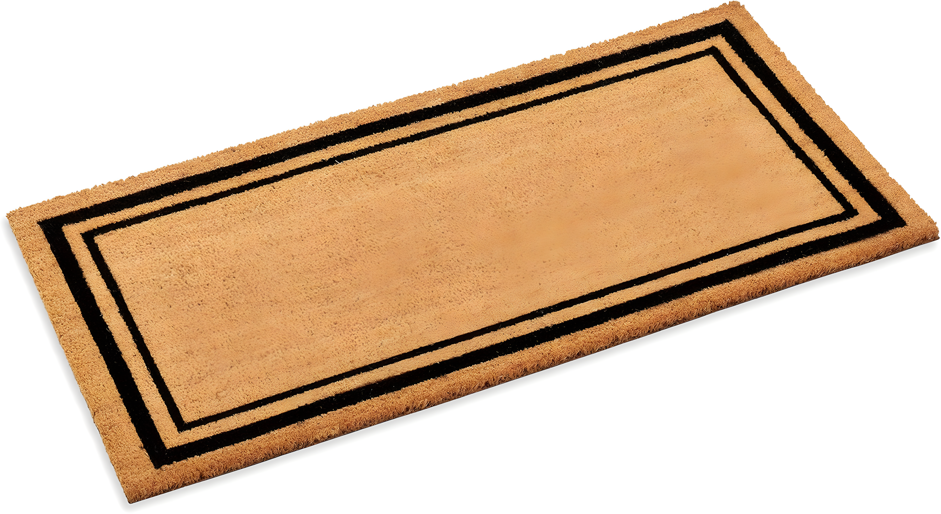 Modern Coir and Vinyl Non-Slip Outdoor Doormat