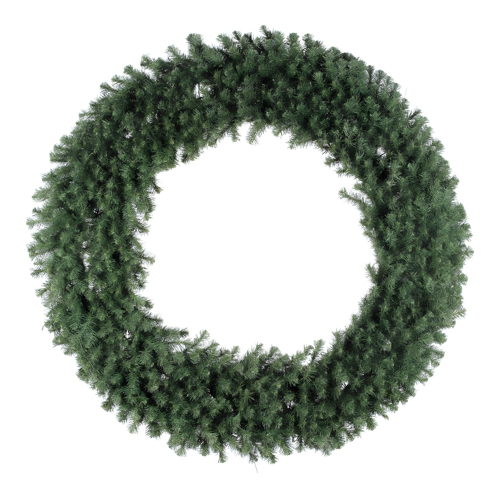 60" Green PVC Douglas Fir Artificial Christmas Wreath