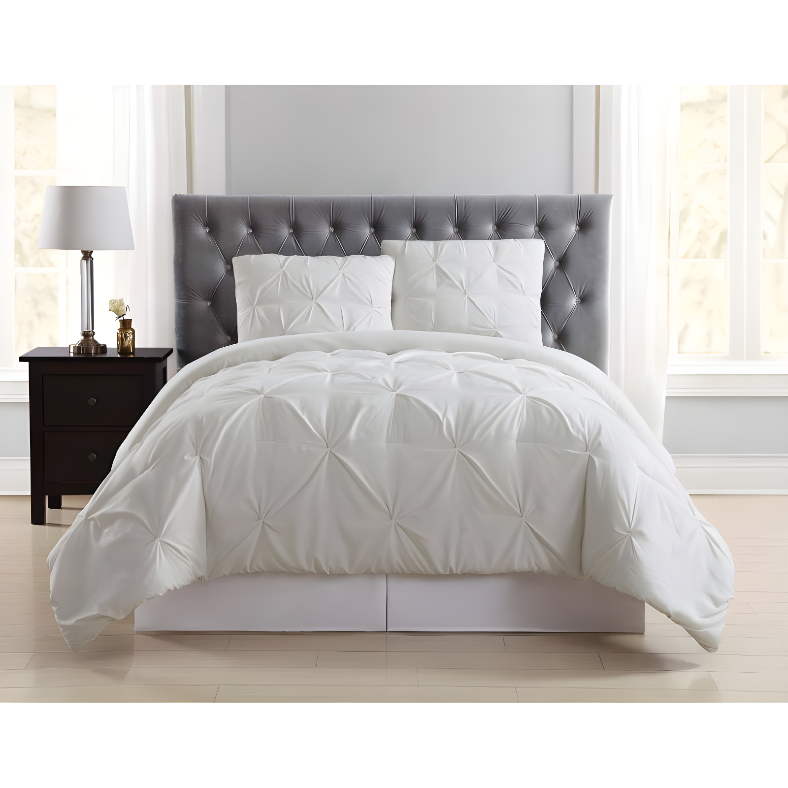 Ivory Full Down Alternative Microfiber Comforter Set