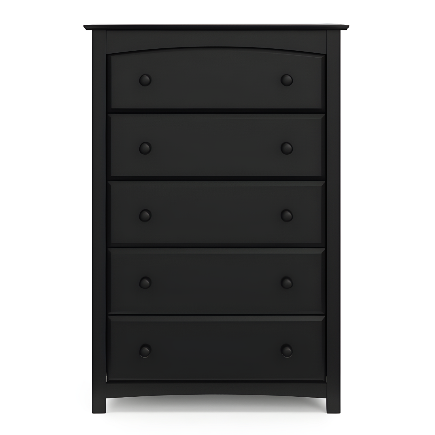 Storkcraft Kenton Sleek Black 5-Drawer Nursery Dresser