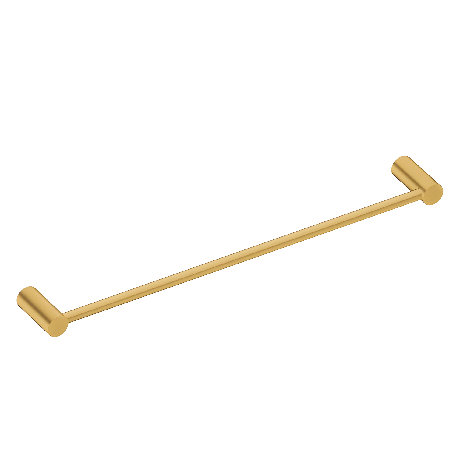 24-Inch Brushed Gold Wall Mounted Towel Bar