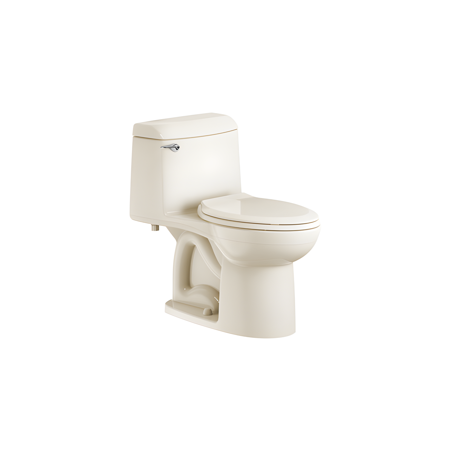 Bone Vitreous China Elongated Two-Piece Toilet with Slow-Close Seat