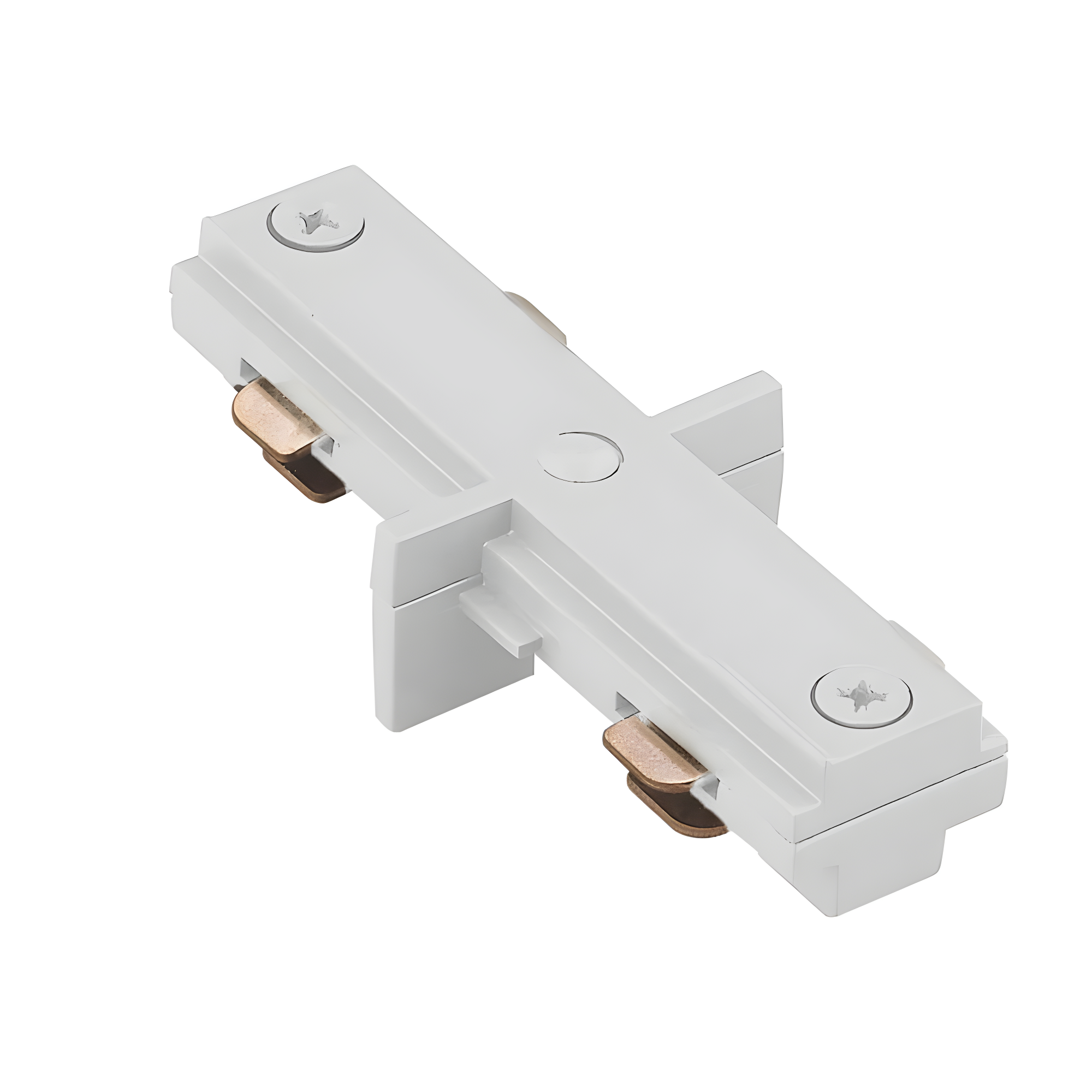 White Polycarbonate H Track I Connector