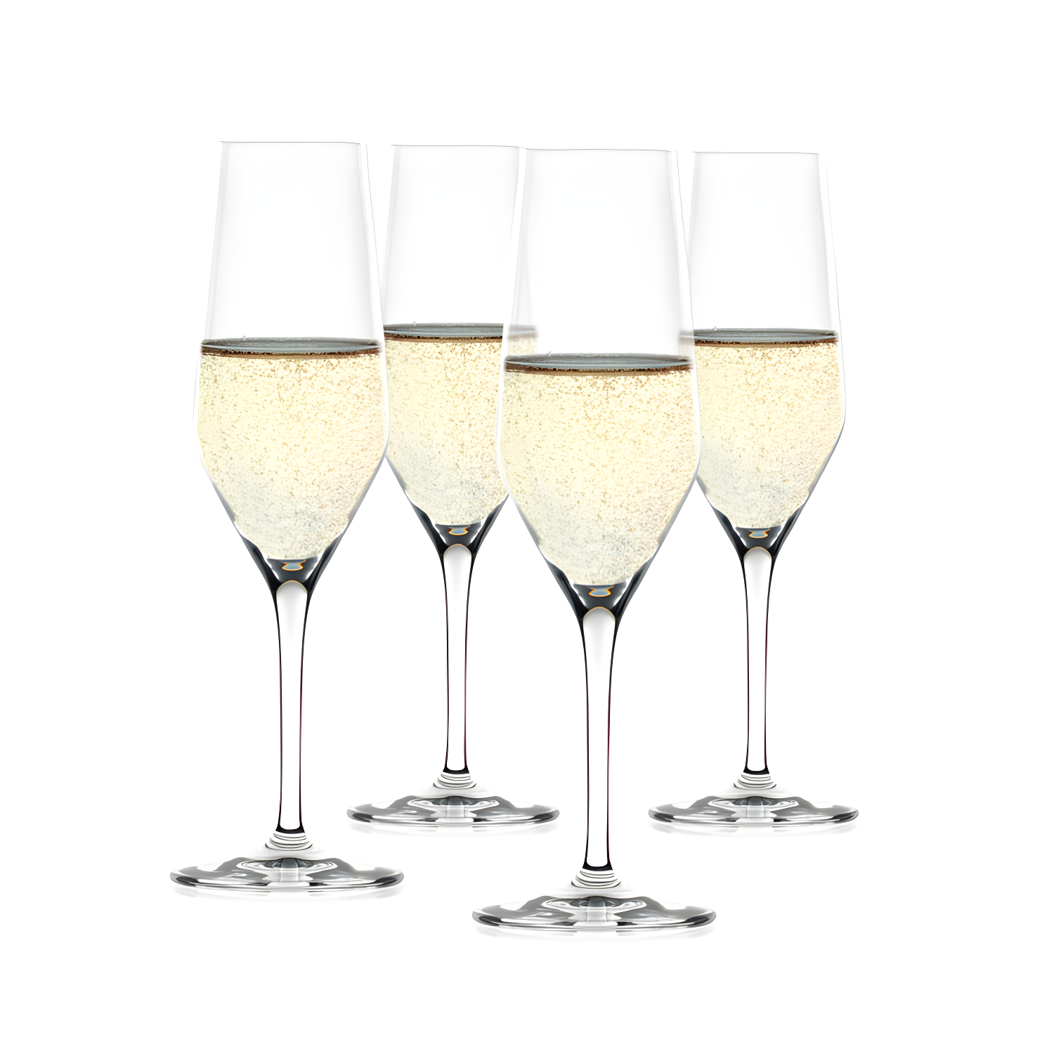 Spiegelau Style 8.5oz Clear Crystal Champagne Flute Set