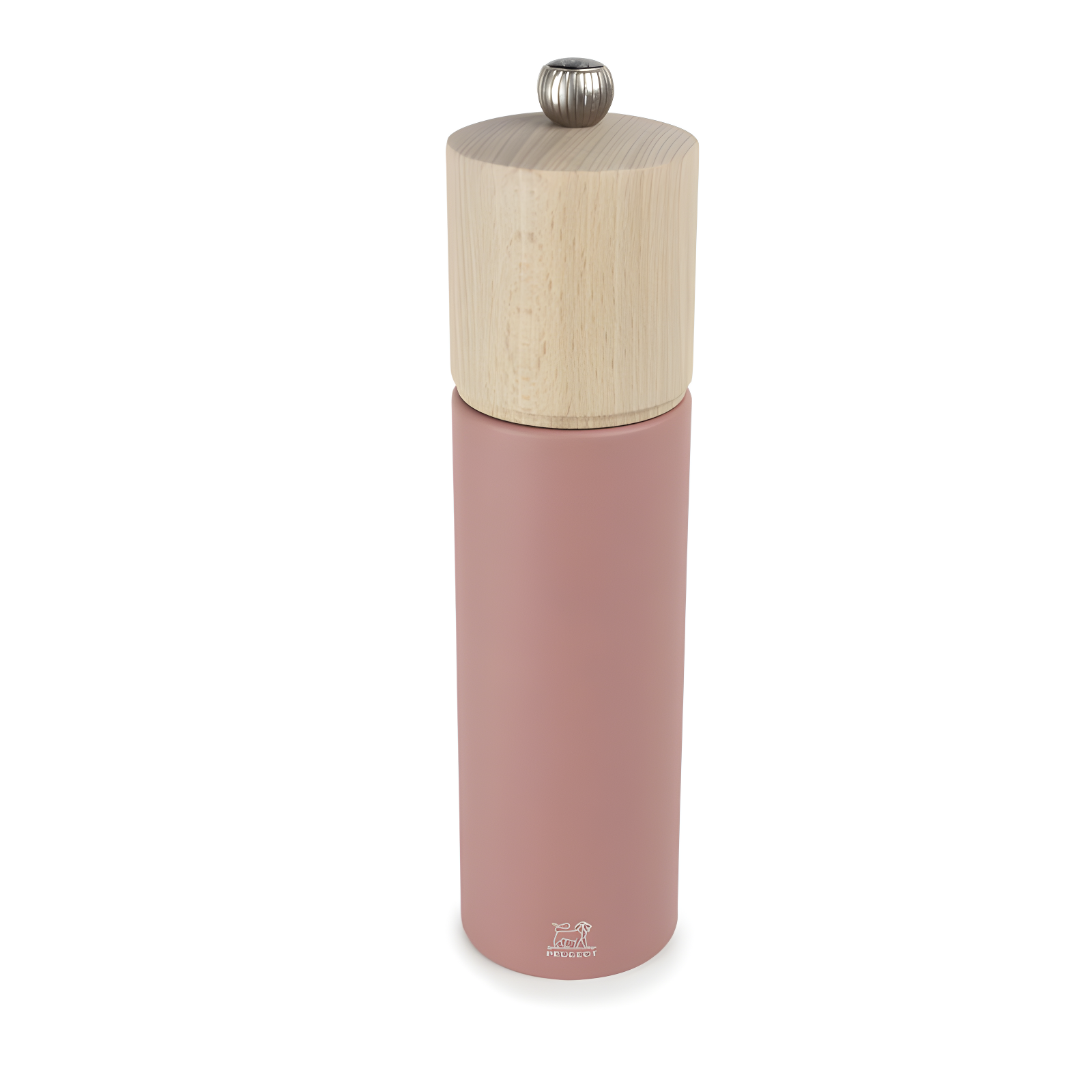 Hazel Beech Wood and Metal Pepper Mill