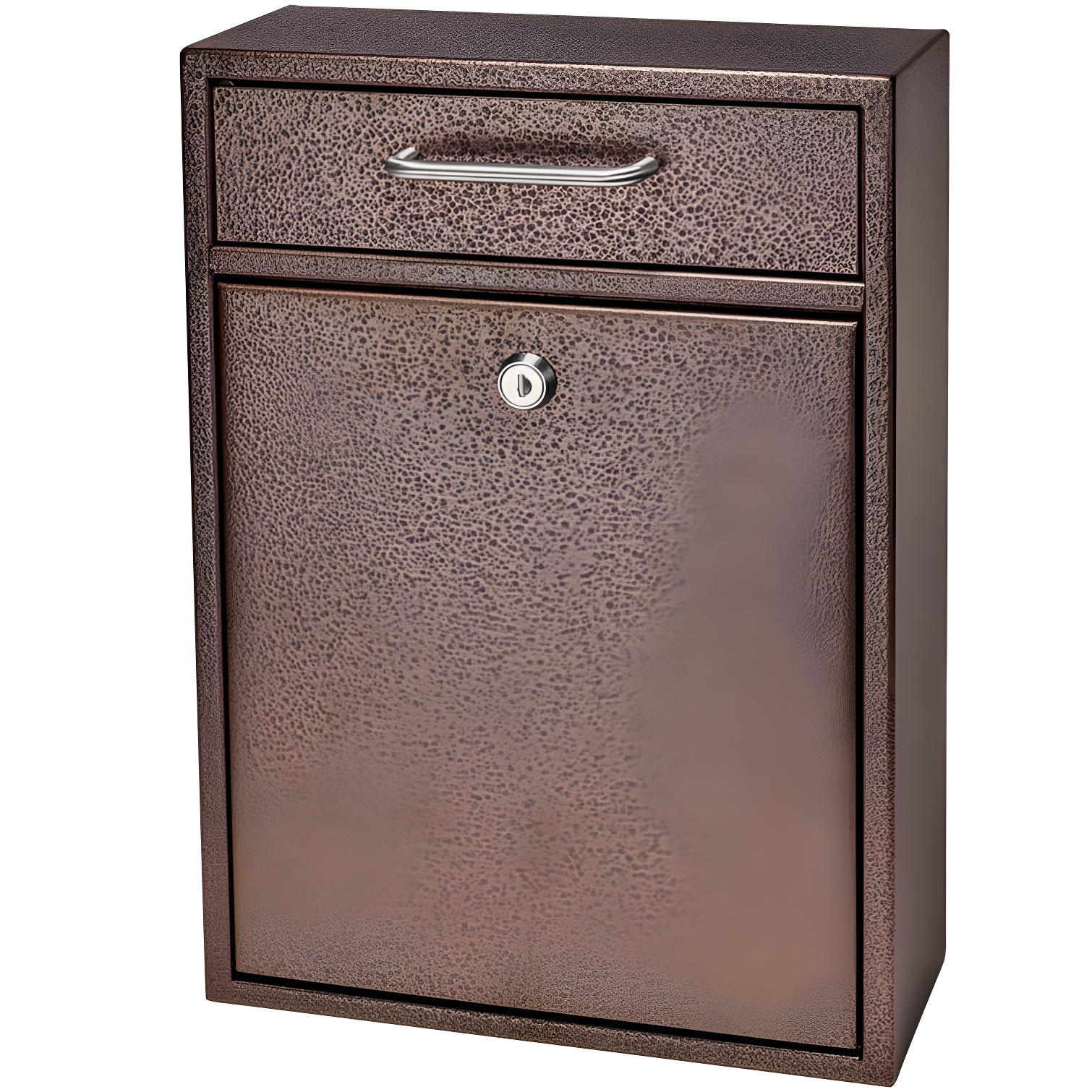 Bronze Lockable Steel Wall Mounted Mailbox