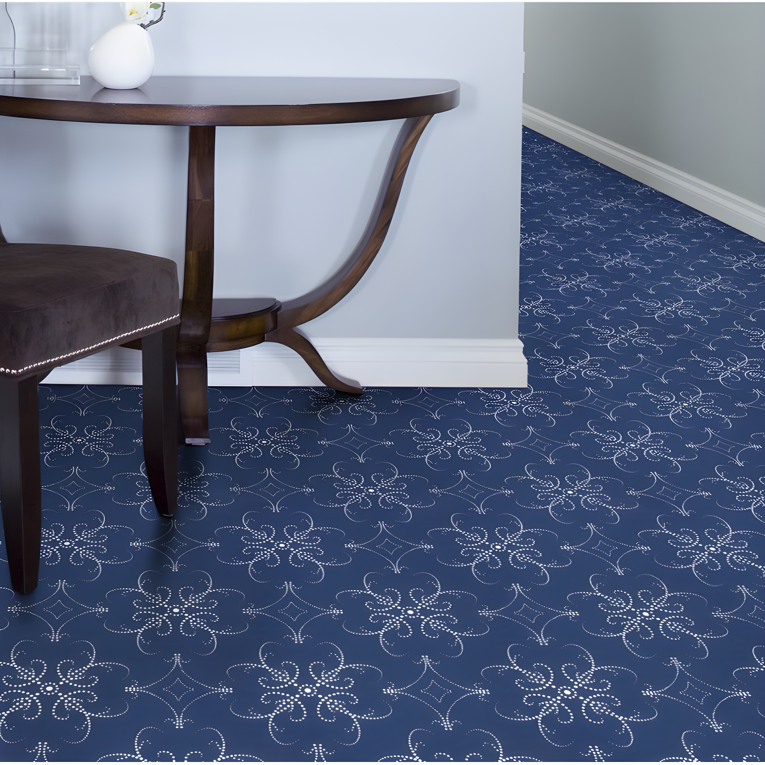 Navy Pearl 12" x 12" Self-Adhesive Vinyl Floor Tiles