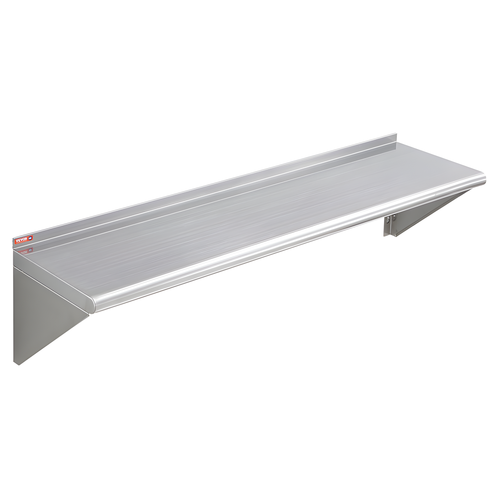 Stainless Steel Wall-Mounted Kitchen Floating Shelf