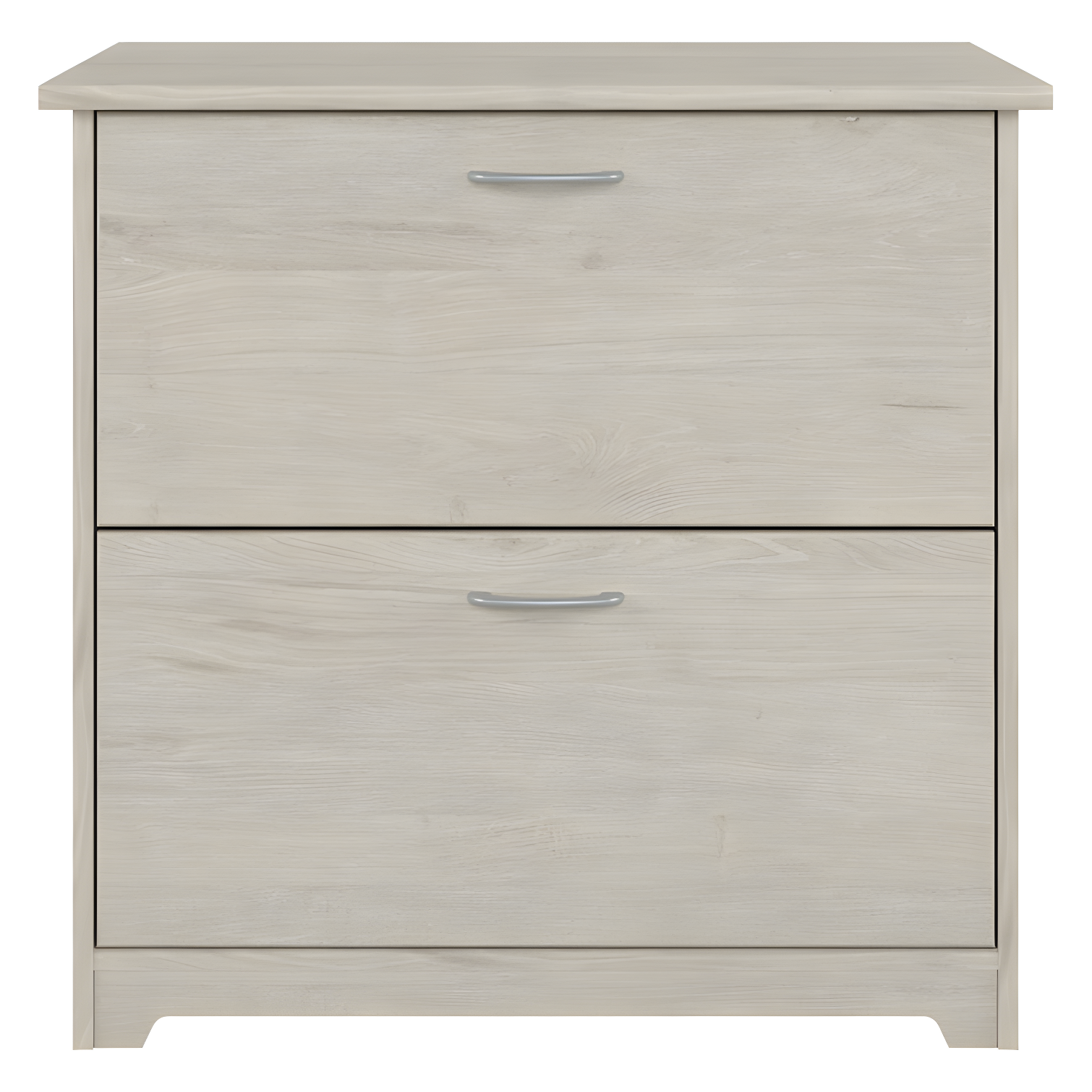 Traditional Linen White Oak 2-Drawer Lateral File Cabinet