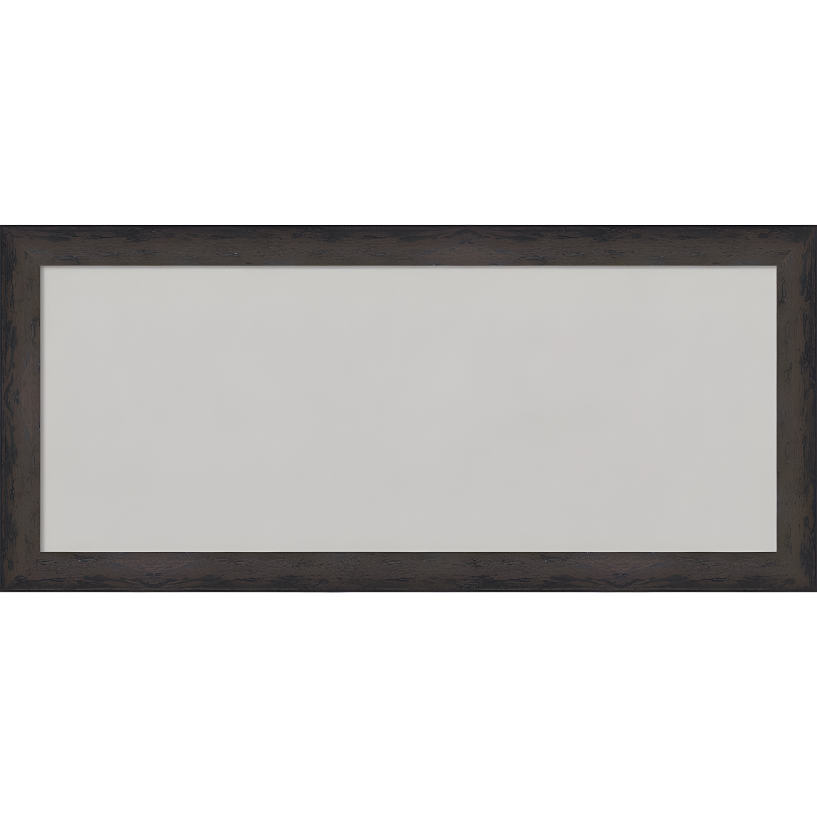 Grey Cork Bulletin Board with Wood Frame, 15" x 33"