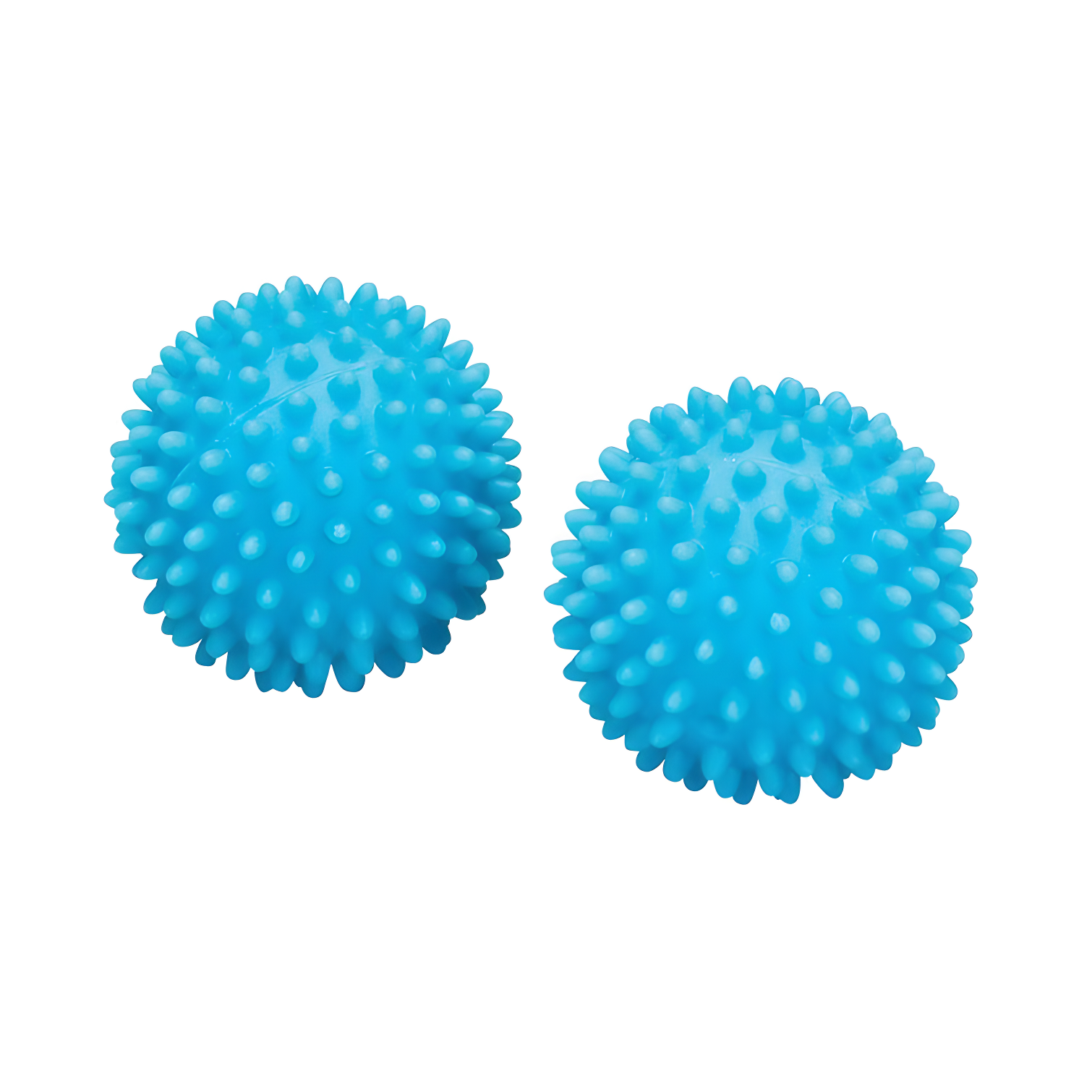 Blue Soft Rubber Dryer Balls, Set of 2