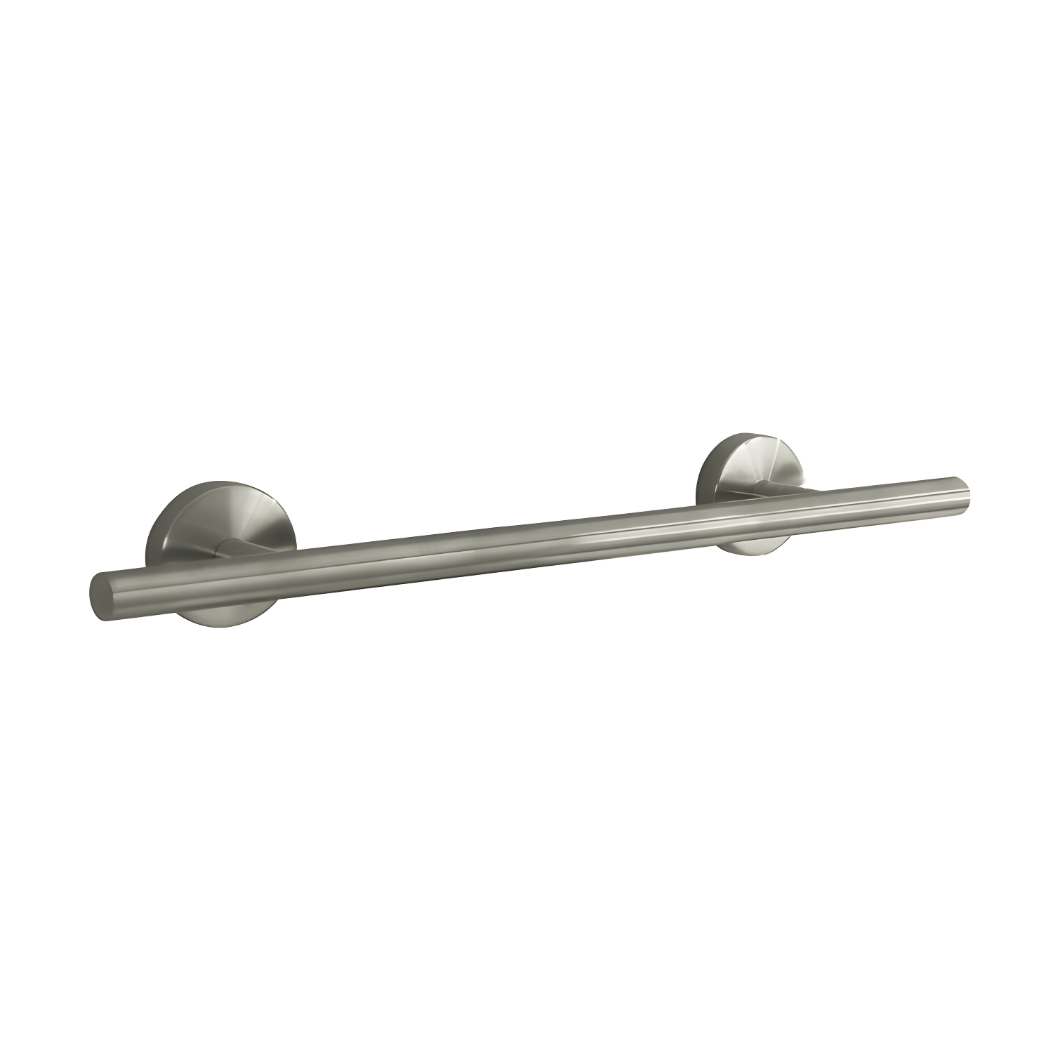 Brushed Nickel 12" Wall Mounted Modern Towel Bar