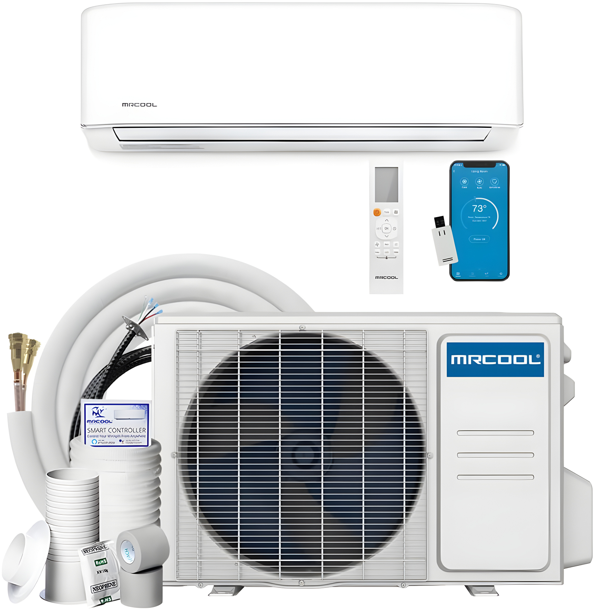 MRCOOL 9k BTU White Ductless Mini-Split Heat Pump System