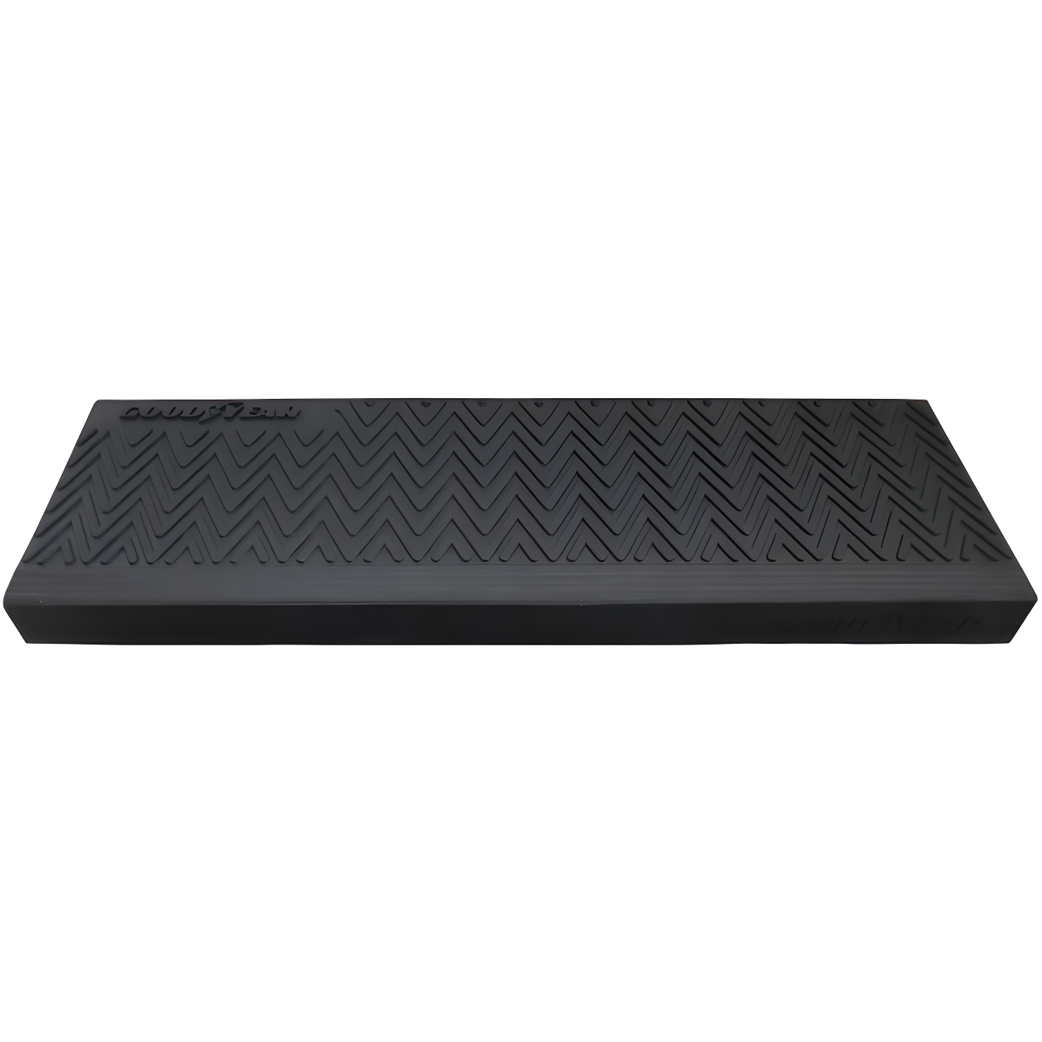 Moderna Black Rubber Stair Treads - 9.75" x 29.75" (6 Pack)