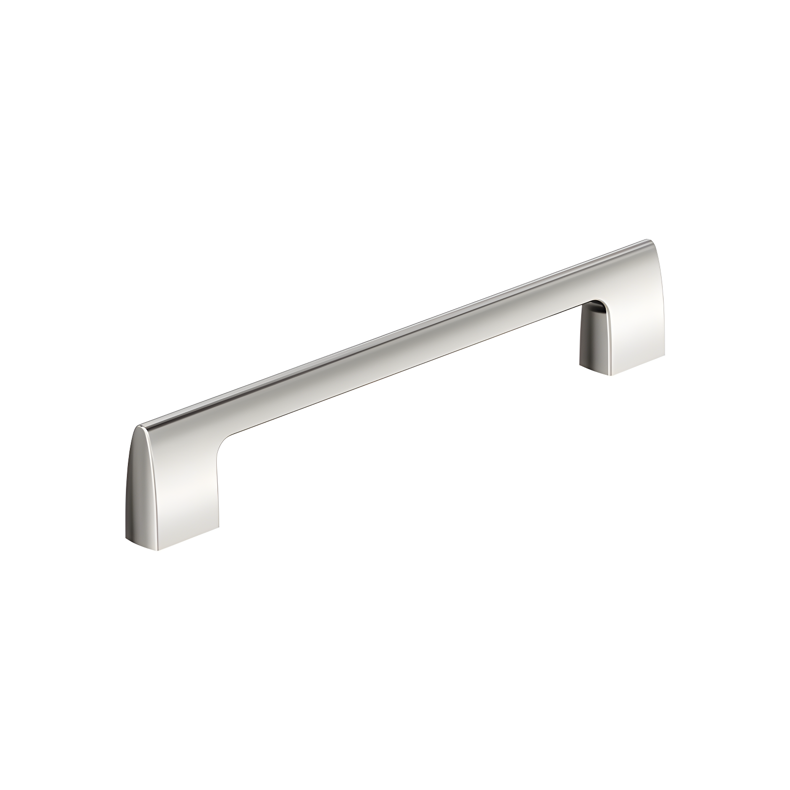 Amerock Riva Polished Nickel 7-9/16 Inch Cabinet Pull