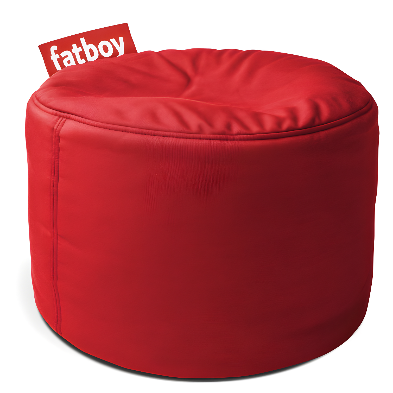 Fatboy Point Plush Red Olefin Outdoor Pouf Ottoman