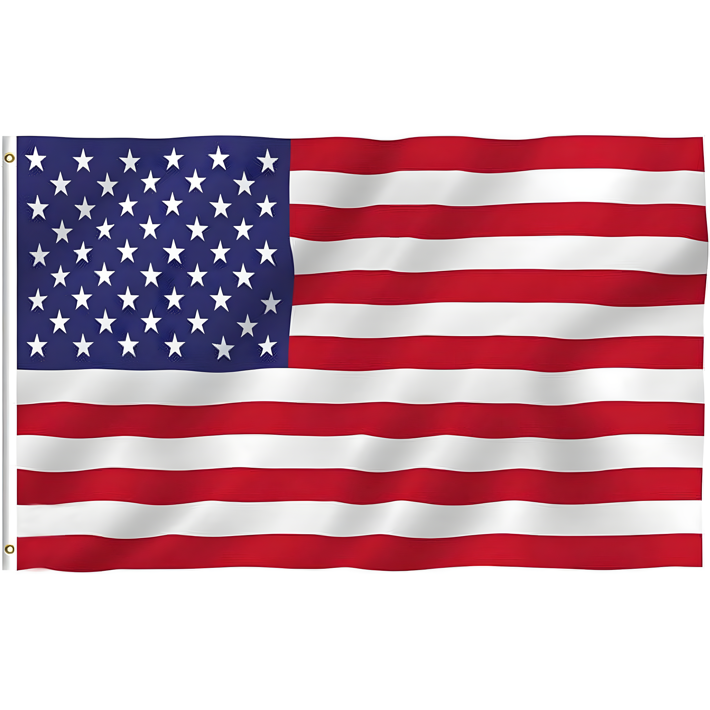 3x5 Foot American Flag with Brass Grommets and UV Protection