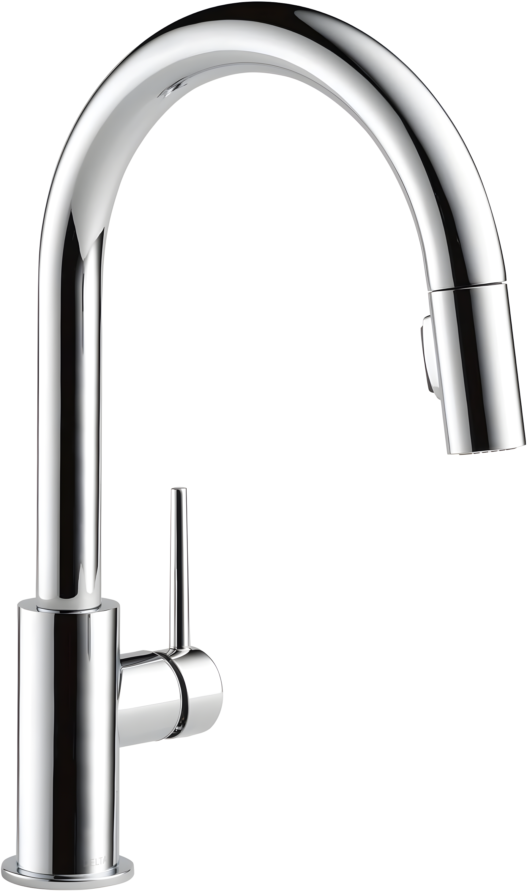 Elegant Arctic Stainless Pull-Down Kitchen Faucet with Magnetic Docking