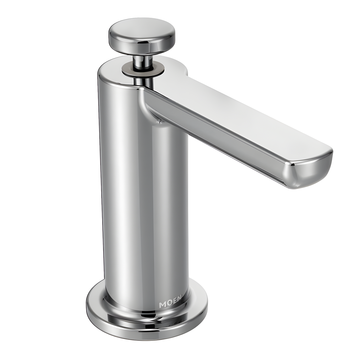 Modern Stainless Steel Kitchen Soap Dispenser with Chrome Finish