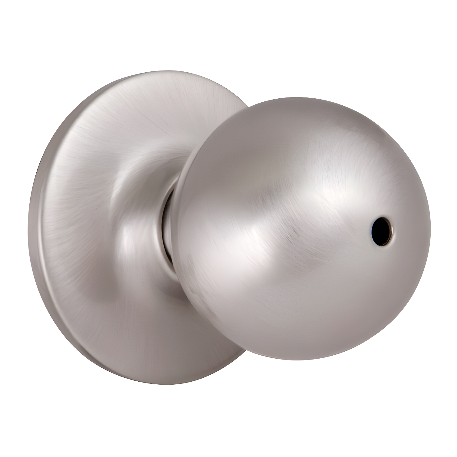 Satin Nickel Privacy Bed and Bath Door Knob