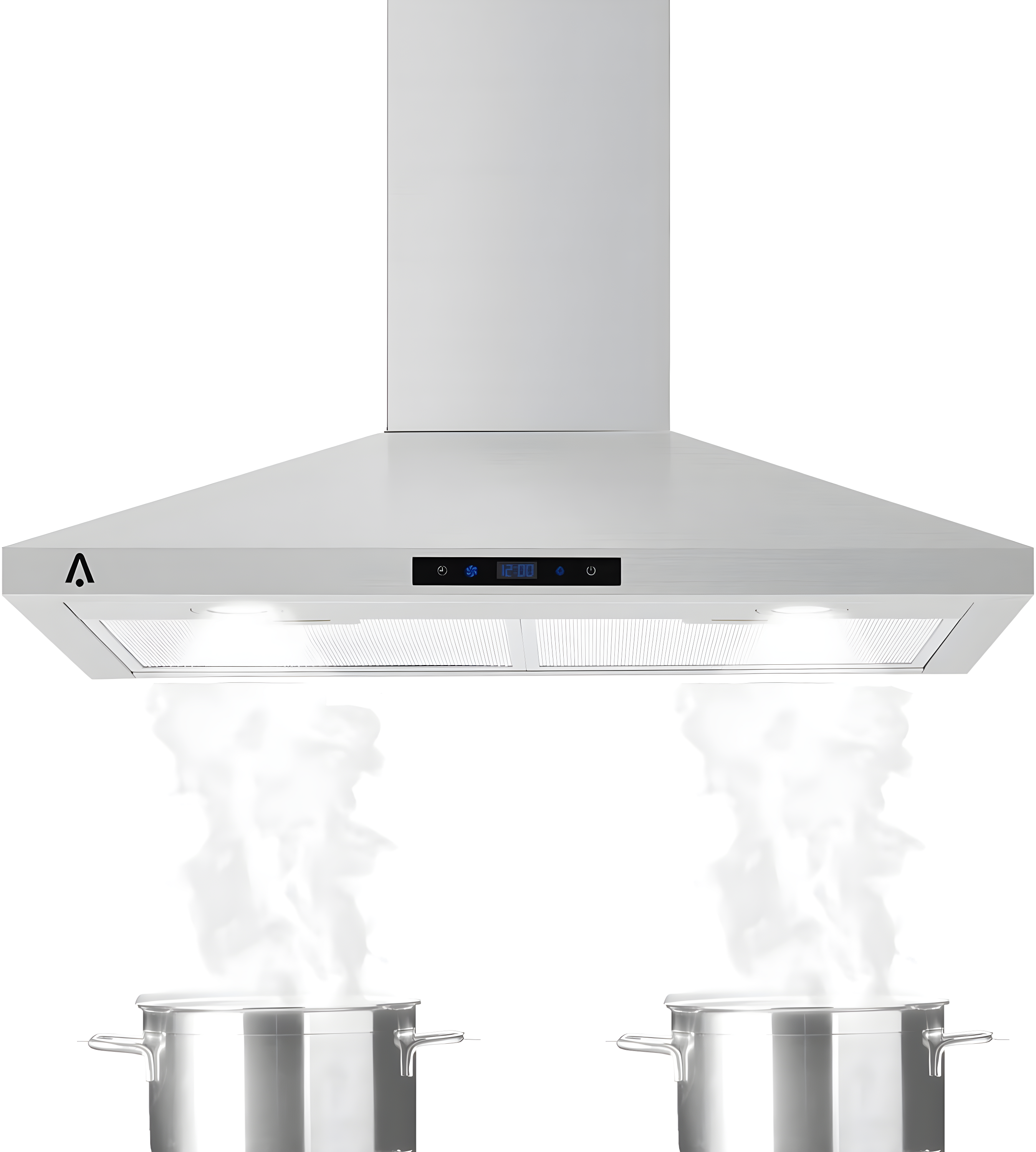 30" Stainless Steel Wall Mount Range Hood with Touch Control