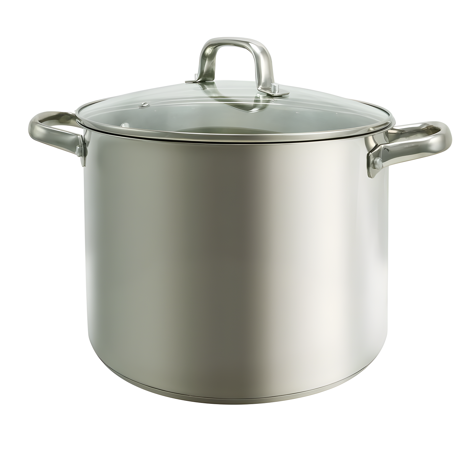 Oster 12 Quart Stainless Steel Stock Pot with Tempered Glass Lid