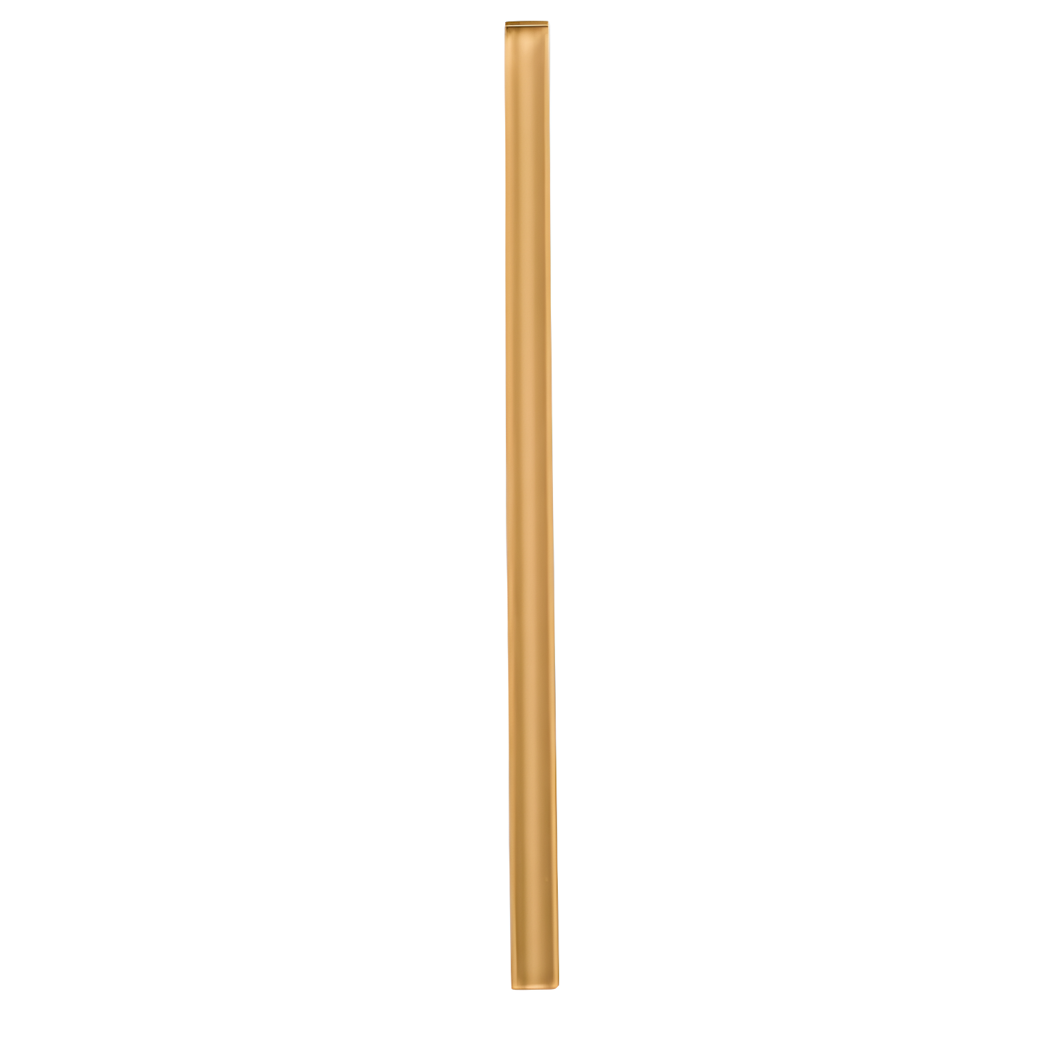 Decora Barre 12" Gold Glass Pencil Liner Tile Trim