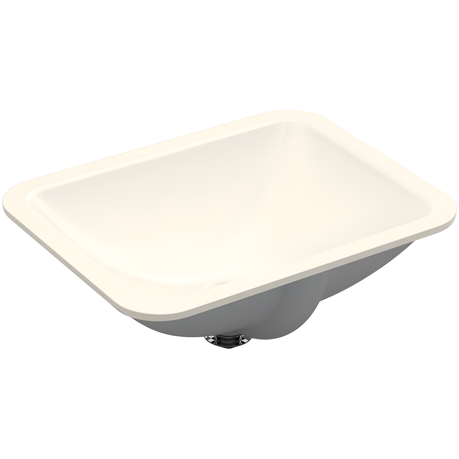 Sleek Caxton Biscuit Rectangular 20'' Ceramic Undermount Bathroom Sink