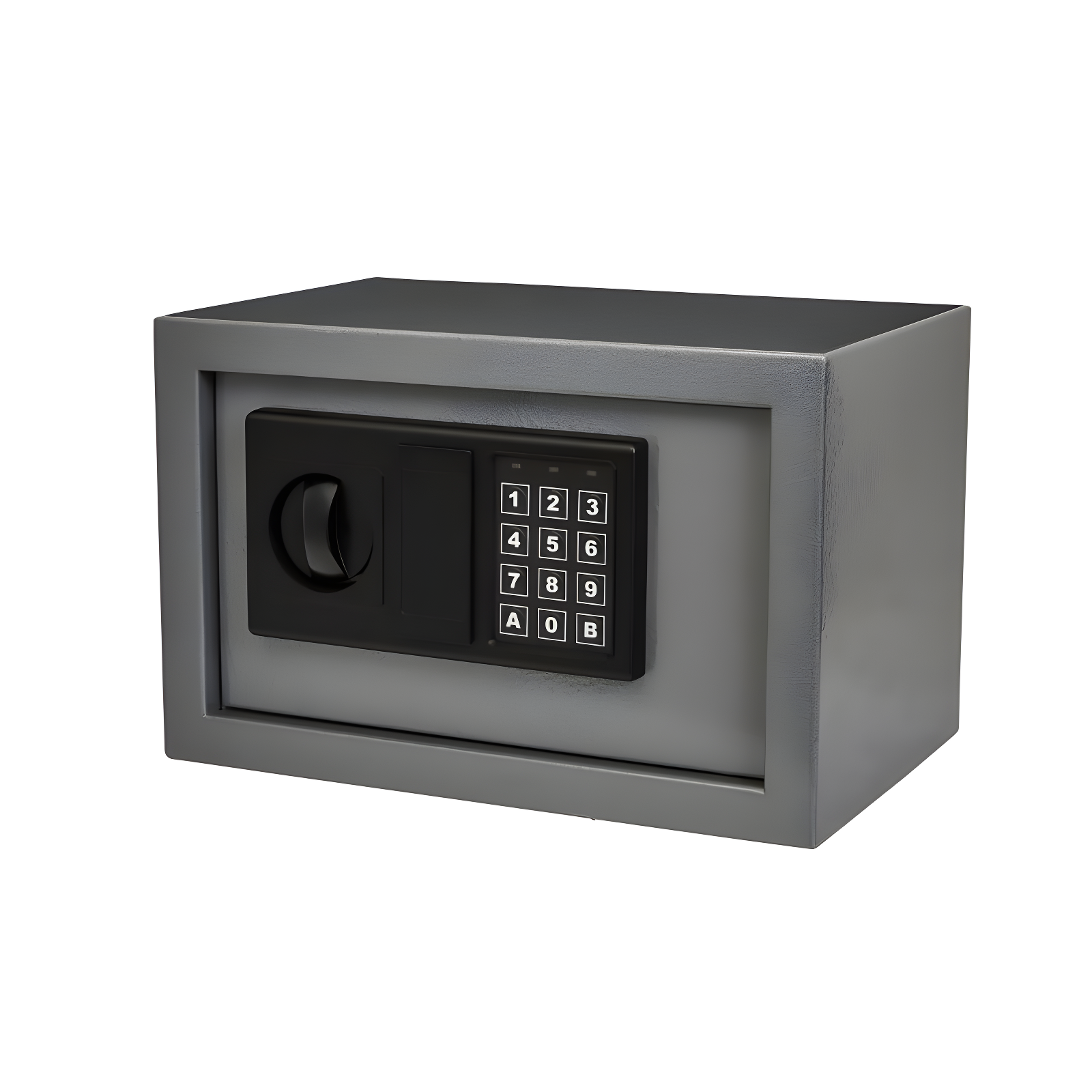 Gray Digital Steel Safe Box with Keypad and Override Keys