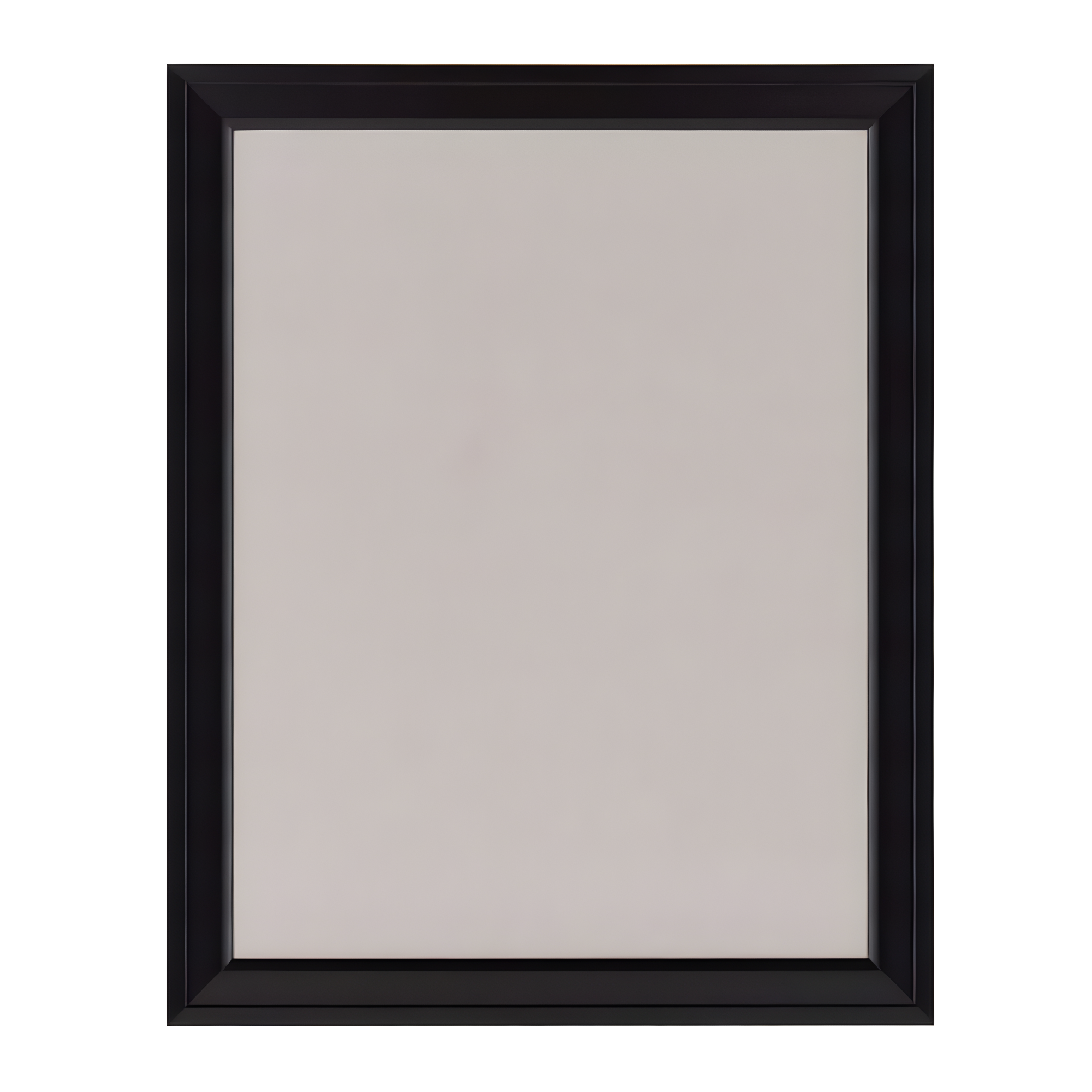 Black Framed Gray Linen Fabric Pinboard, 23.5 x 29.5